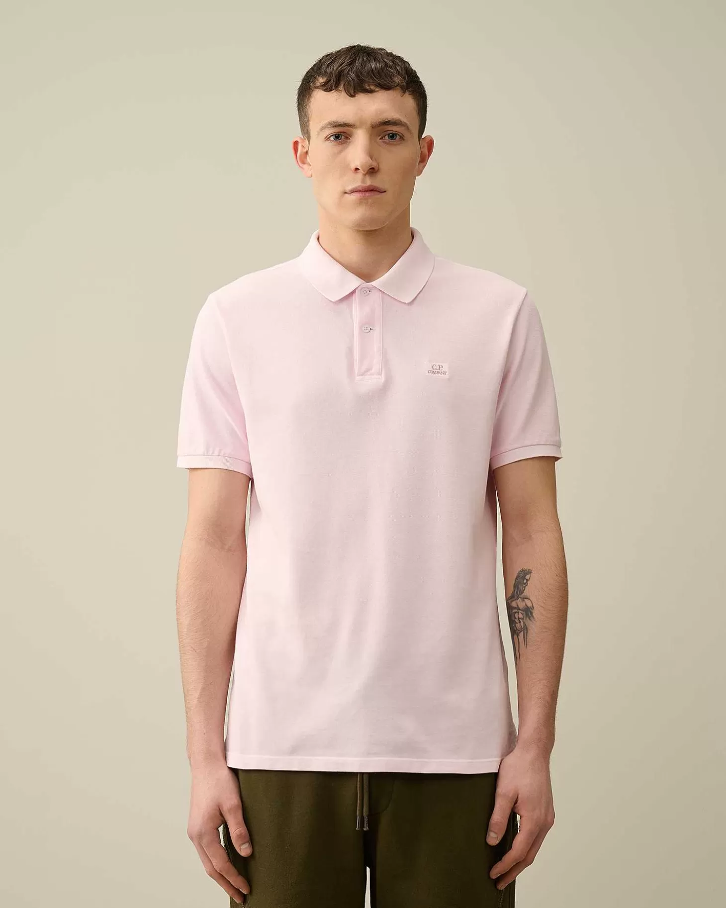 241_piquet_resist_dyed_polo_shirt_2-1.webp Homme C.P. Company T-Shirts Et Polos^24/1 Piquet Resist Dyed Polo Shirt