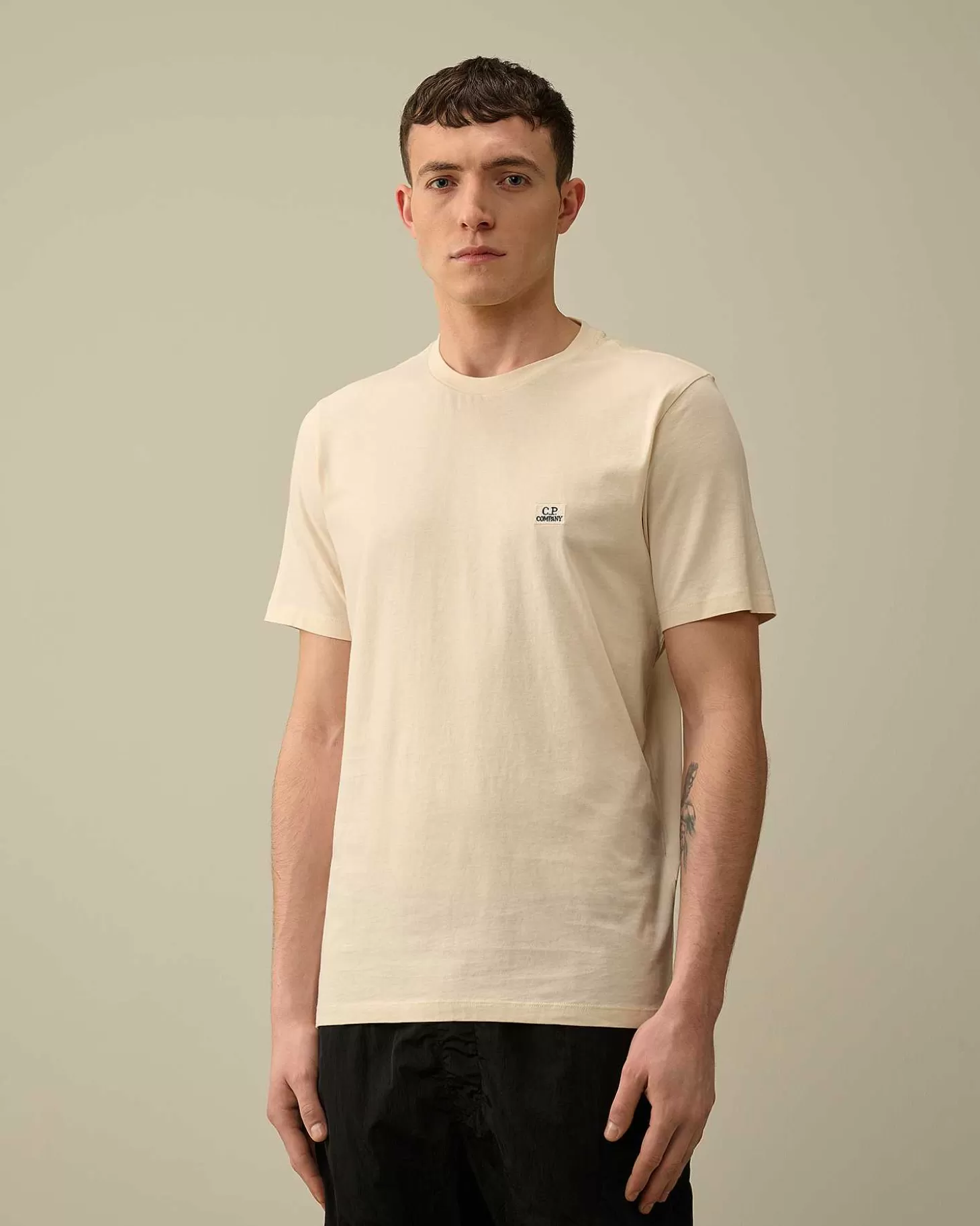 301_jersey_logo_tshirt_2-10.webp Homme C.P. Company T-Shirts Et Polos^30/1 Jersey Logo T-Shirt