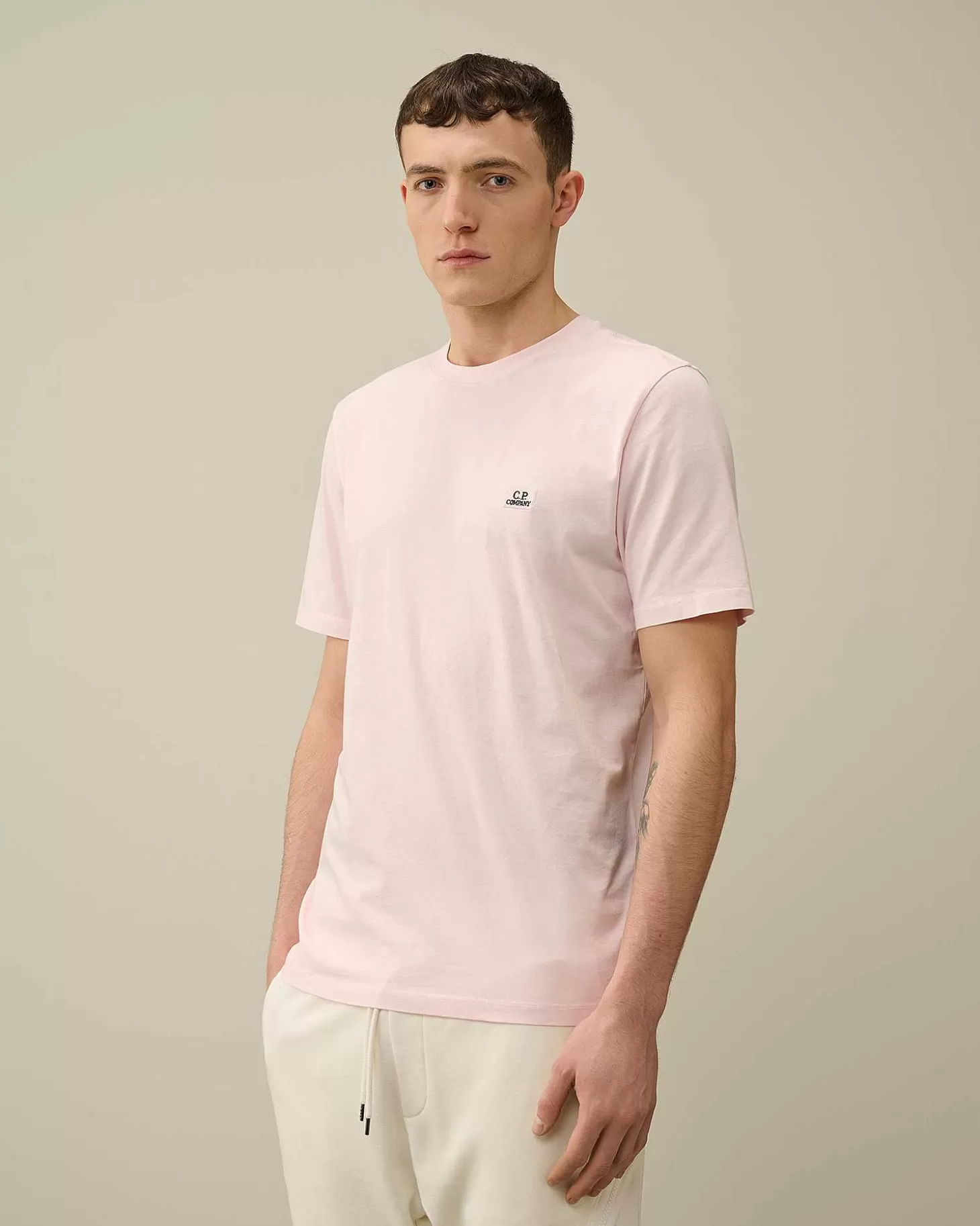 301_jersey_logo_tshirt_2-4.webp Homme C.P. Company T-Shirts Et Polos^30/1 Jersey Logo T-Shirt