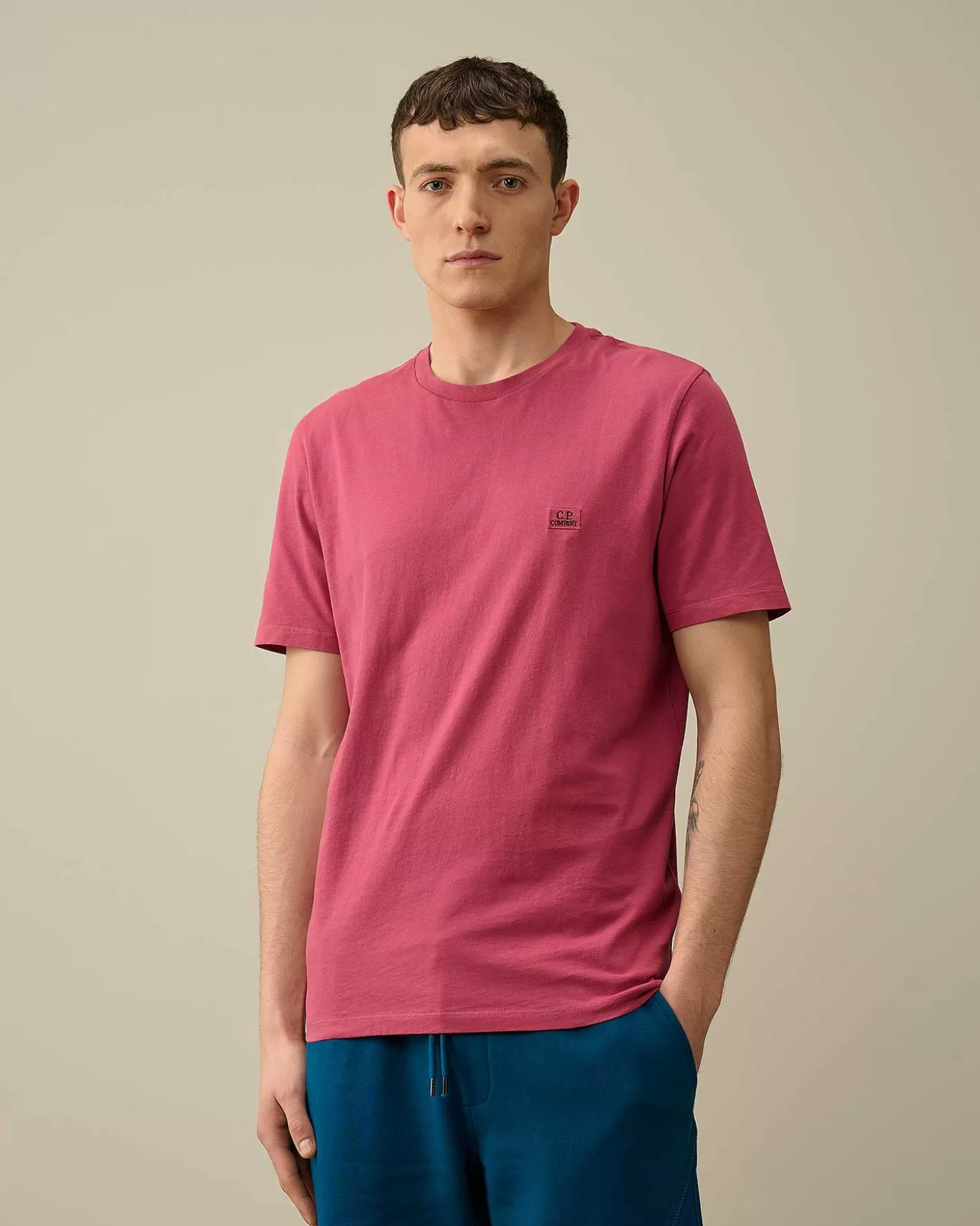 301_jersey_logo_tshirt_2-6.webp Homme C.P. Company T-Shirts Et Polos^30/1 Jersey Logo T-Shirt