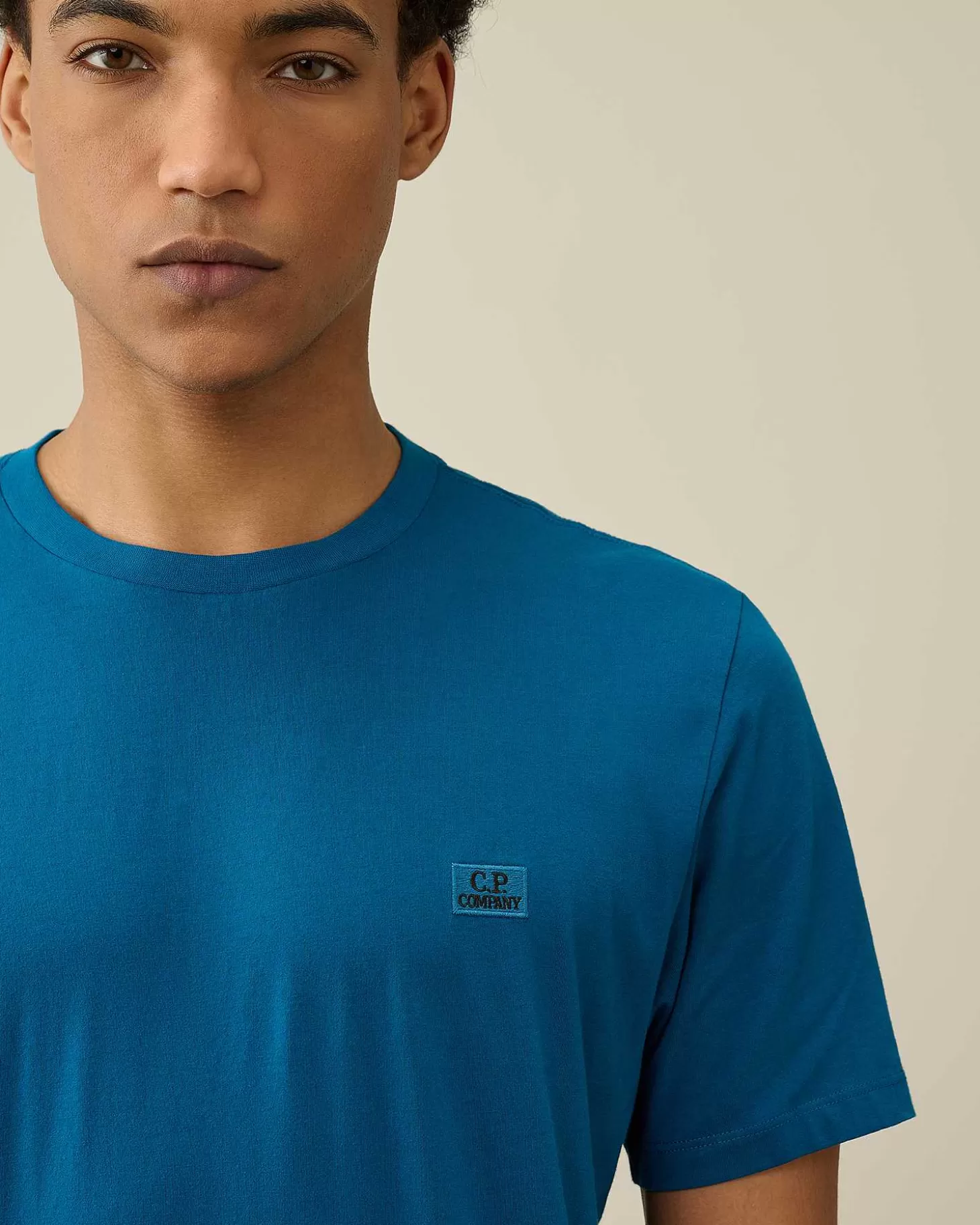 301_jersey_logo_tshirt_4-3.webp Homme C.P. Company T-Shirts Et Polos^30/1 Jersey Logo T-Shirt