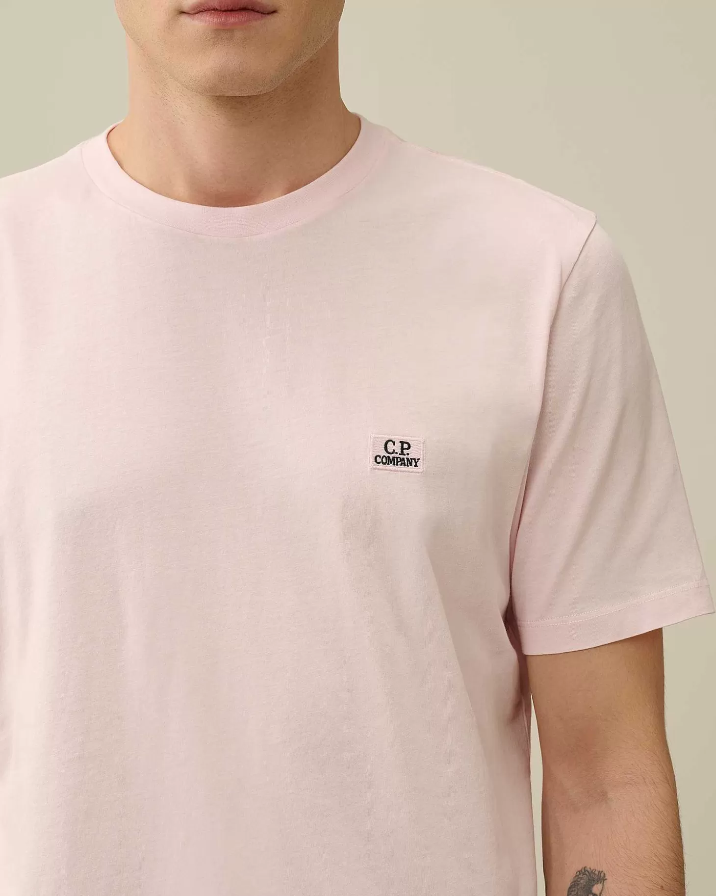 301_jersey_logo_tshirt_4-4.webp Homme C.P. Company T-Shirts Et Polos^30/1 Jersey Logo T-Shirt