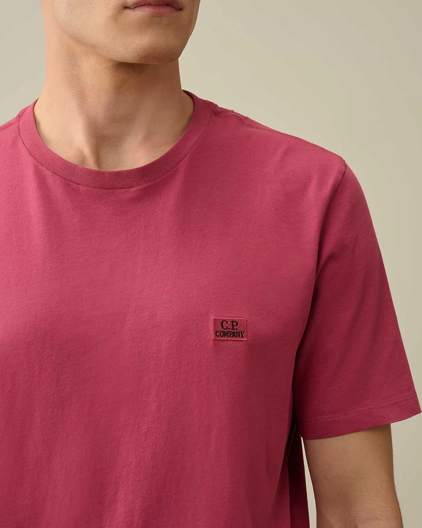 301_jersey_logo_tshirt_4-6.webp Homme C.P. Company T-Shirts Et Polos^30/1 Jersey Logo T-Shirt