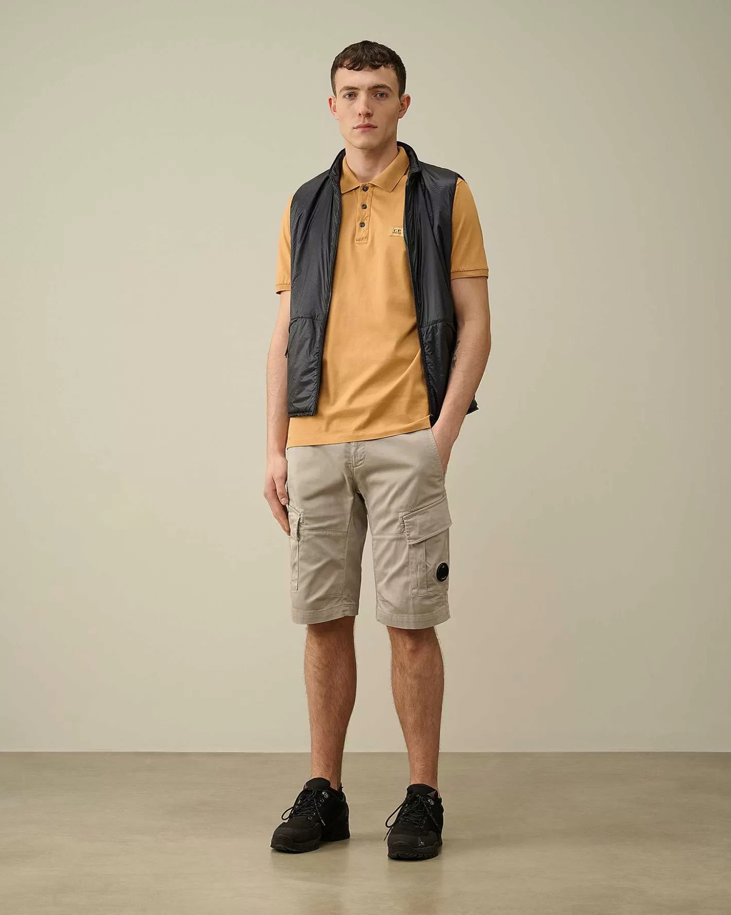 702_mercerized_jersey_polo_shirt_7.webp Homme C.P. Company T-Shirts Et Polos^70/2 Mercerized Jersey Polo Shirt