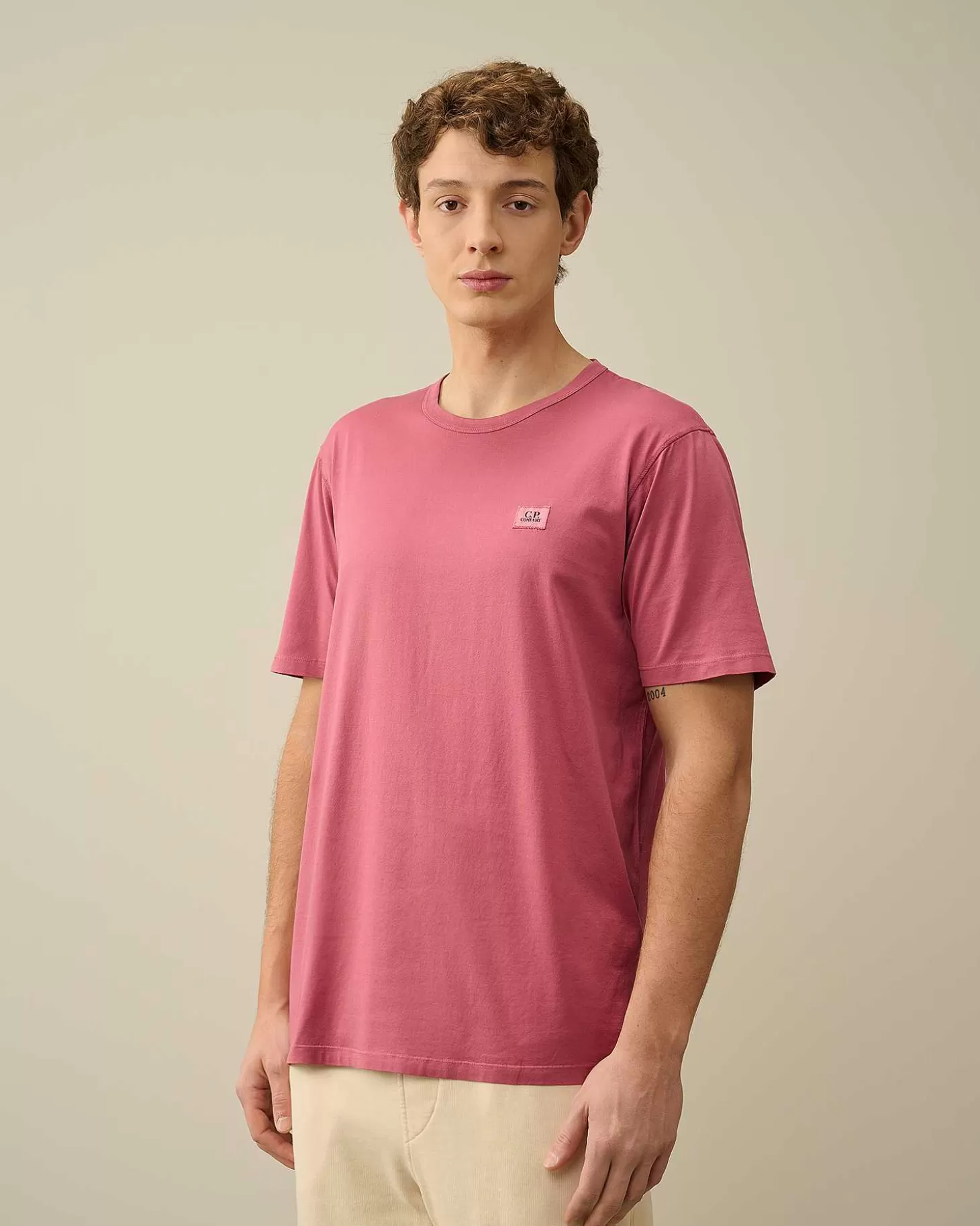 702_mercerized_jersey_tshirt_2-2.webp Homme C.P. Company T-Shirts Et Polos^70/2 Mercerized Jersey T-Shirt