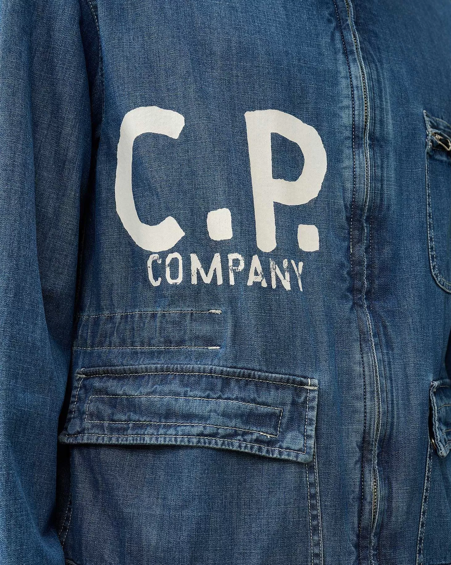 blu_goggle_jacket_5.webp Homme C.P. Company Vestes Et Manteaux^Blu Goggle Jacket