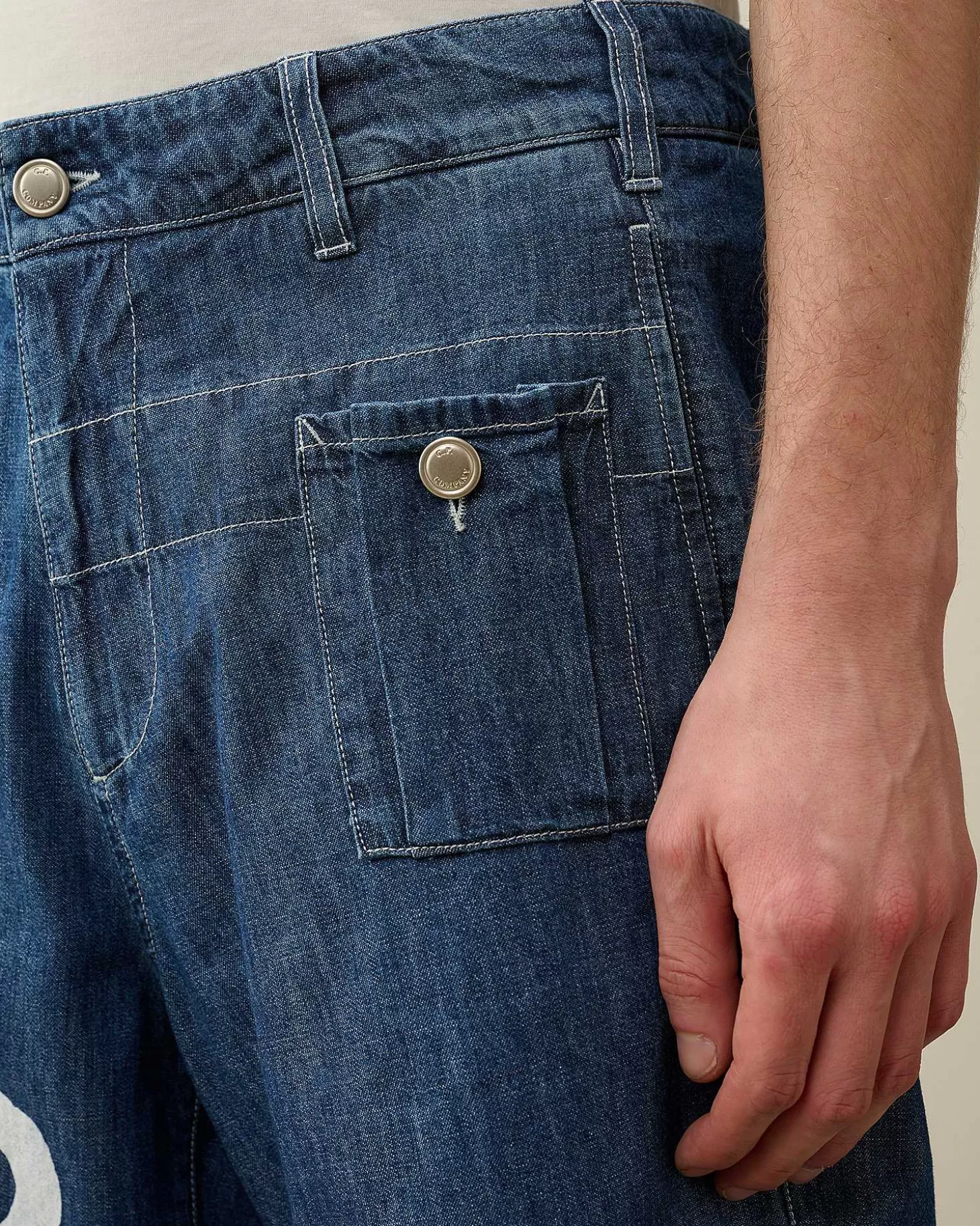 blu_utility_shorts_4.webp Homme C.P. Company Survêtements Et Shorts^Blu Utility Shorts