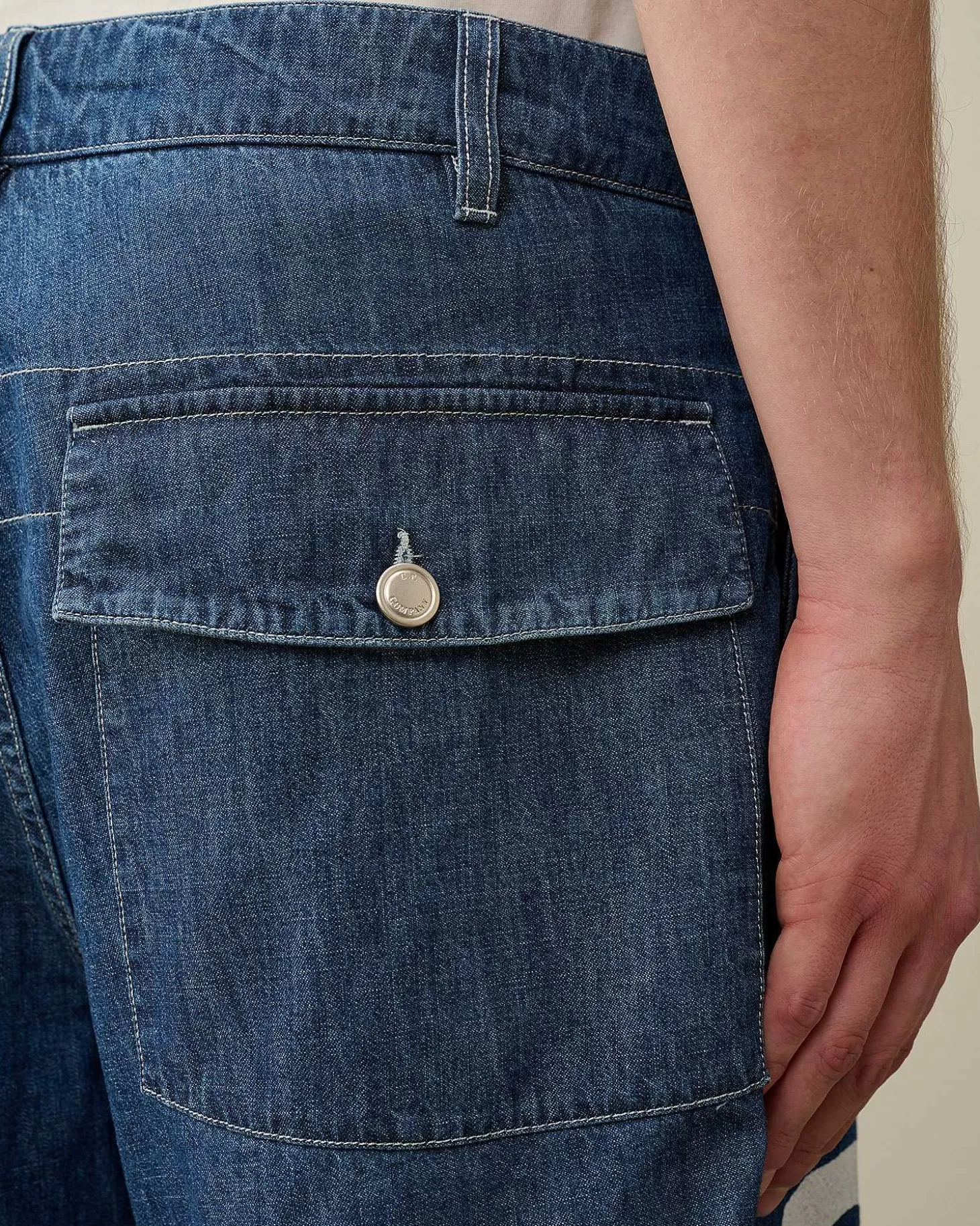 blu_utility_shorts_5.webp Homme C.P. Company Survêtements Et Shorts^Blu Utility Shorts