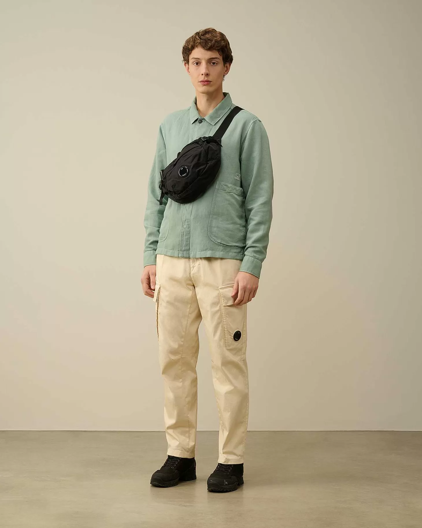 broken_linencotton_pocket_shirt_6.webp Homme C.P. Company Chemises^Broken Linen/Cotton Pocket Shirt