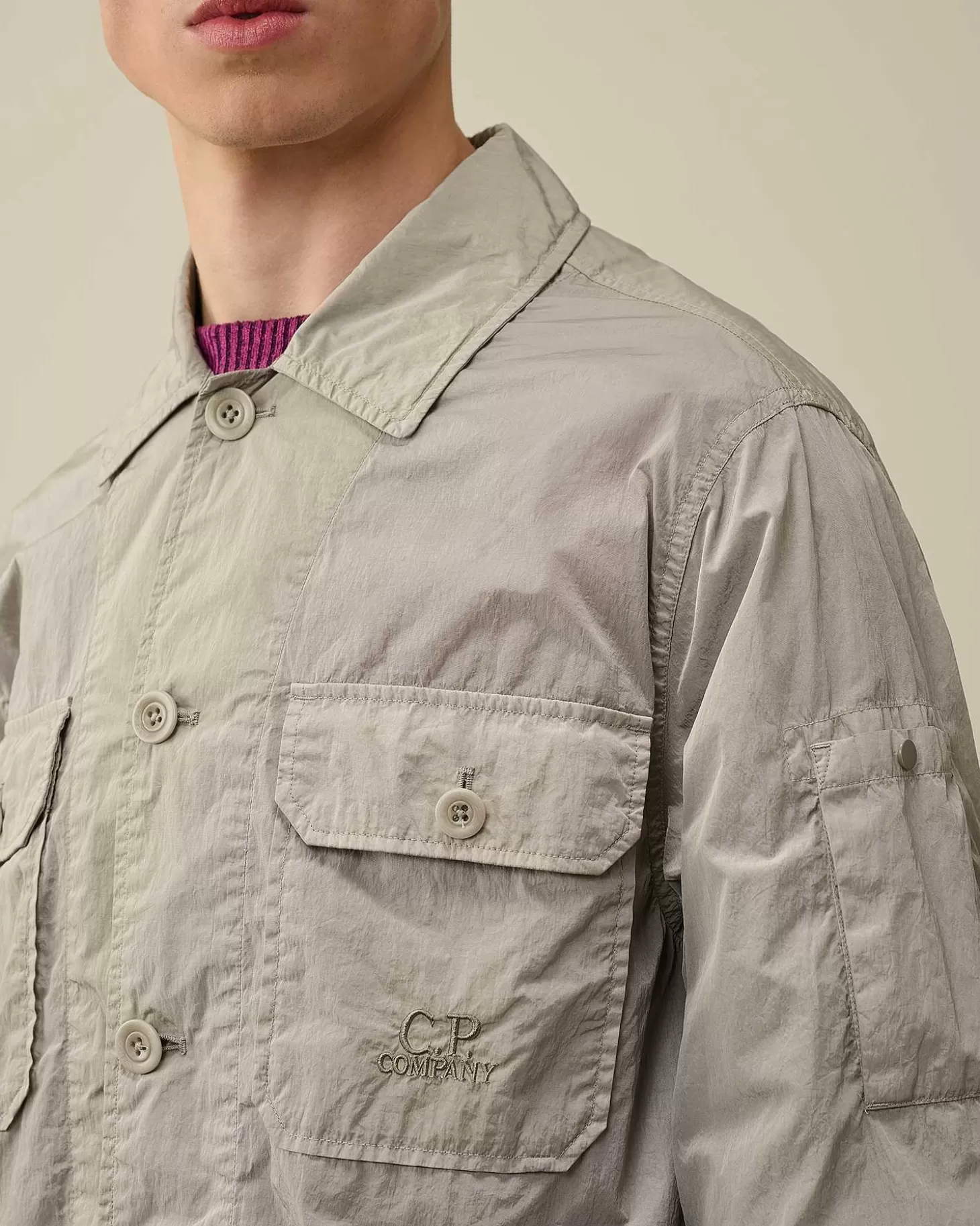 chromer_pocket_overshirt_4-2.webp Homme C.P. Company Surchemises^Chrome-R Pocket Overshirt