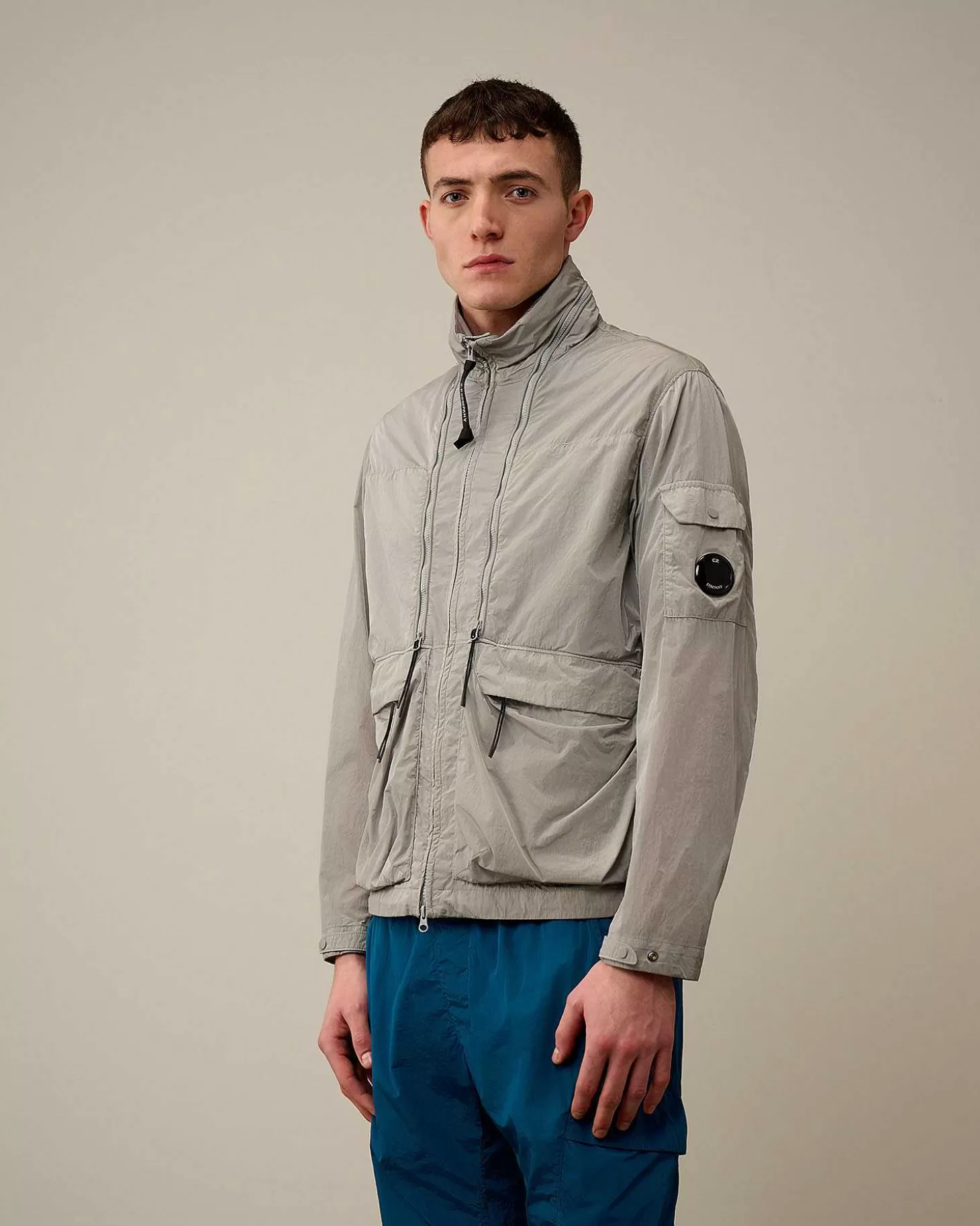 chromer_zipped_jacket_2.webp Homme C.P. Company Vestes Et Manteaux^Chrome-R Zipped Jacket