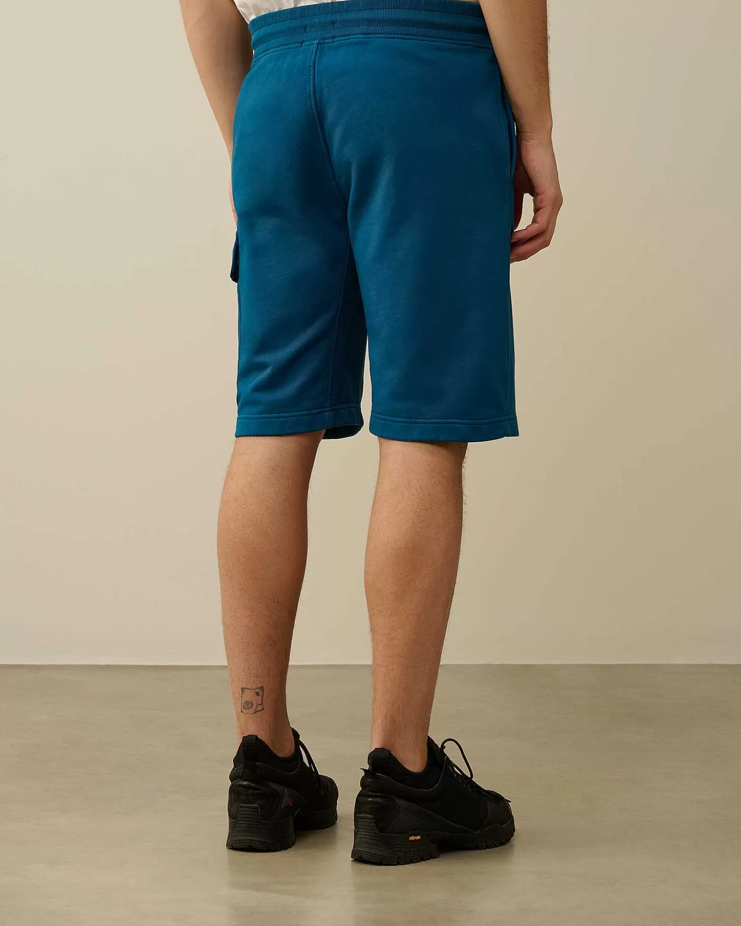 cotton_diagonal_fleece_cargo_shorts_3-1.webp Homme C.P. Company Survêtements Et Shorts^Cotton Diagonal Fleece Cargo Shorts