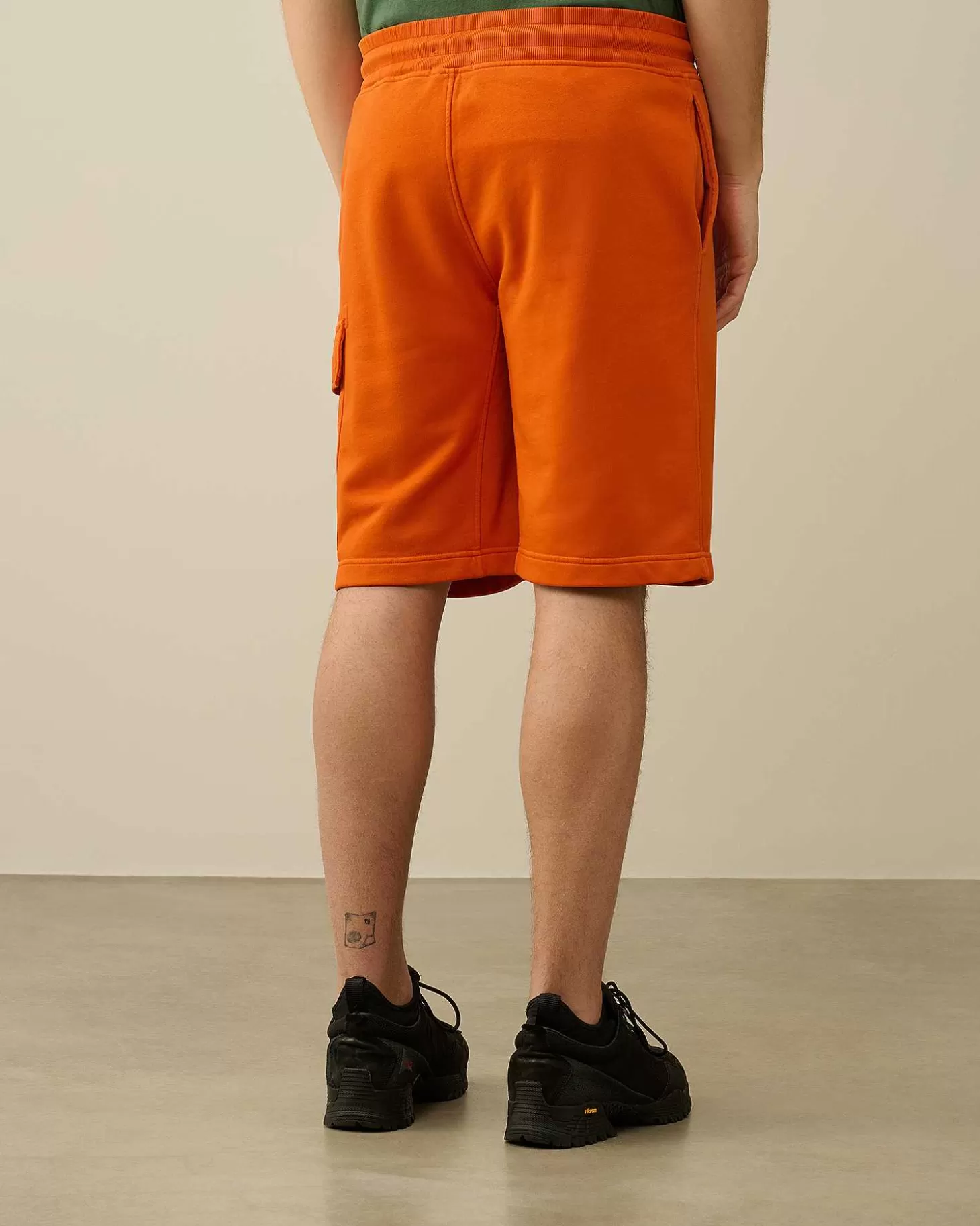 cotton_diagonal_fleece_cargo_shorts_3-2.webp Homme C.P. Company Survêtements Et Shorts^Cotton Diagonal Fleece Cargo Shorts
