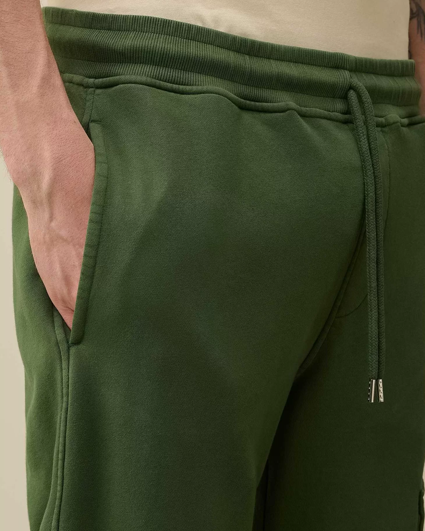 cotton_diagonal_fleece_cargo_sweatpants_4.webp Homme C.P. Company Survêtements Et Shorts^Cotton Diagonal Fleece Cargo Sweatpants