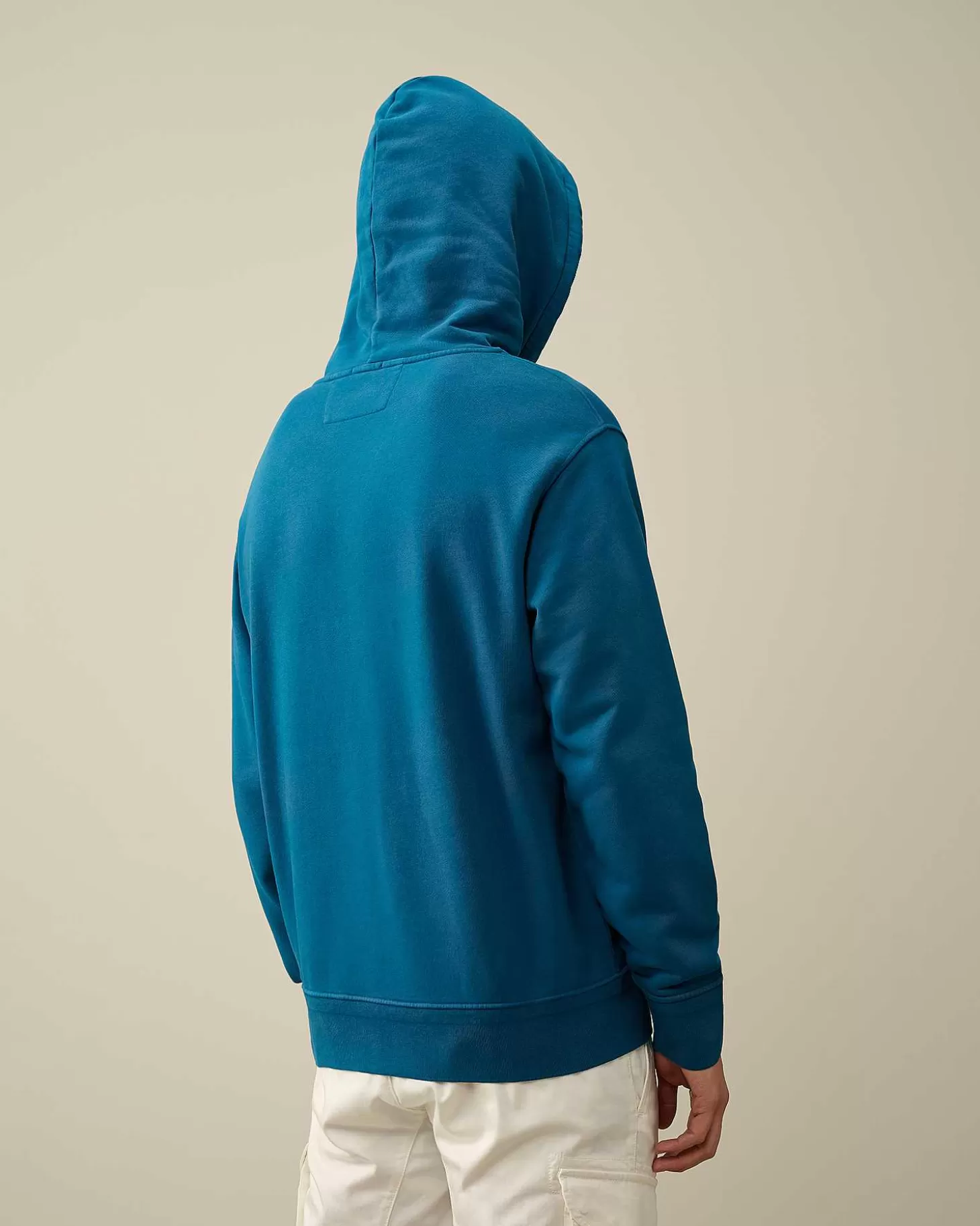 cotton_diagonal_fleece_lens_hoodie_3-3.webp Homme C.P. Company Sweat-Shirts^Cotton Diagonal Fleece Lens Hoodie