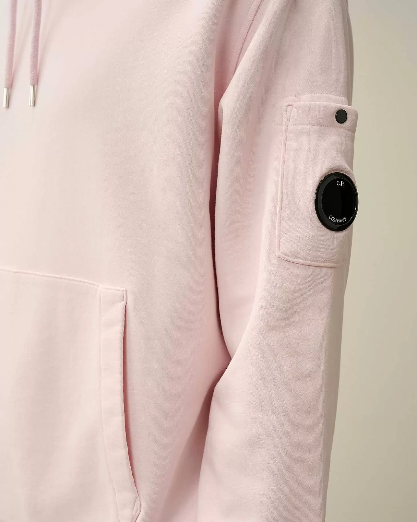 cotton_diagonal_fleece_lens_hoodie_4-1.webp Homme C.P. Company Sweat-Shirts^Cotton Diagonal Fleece Lens Hoodie