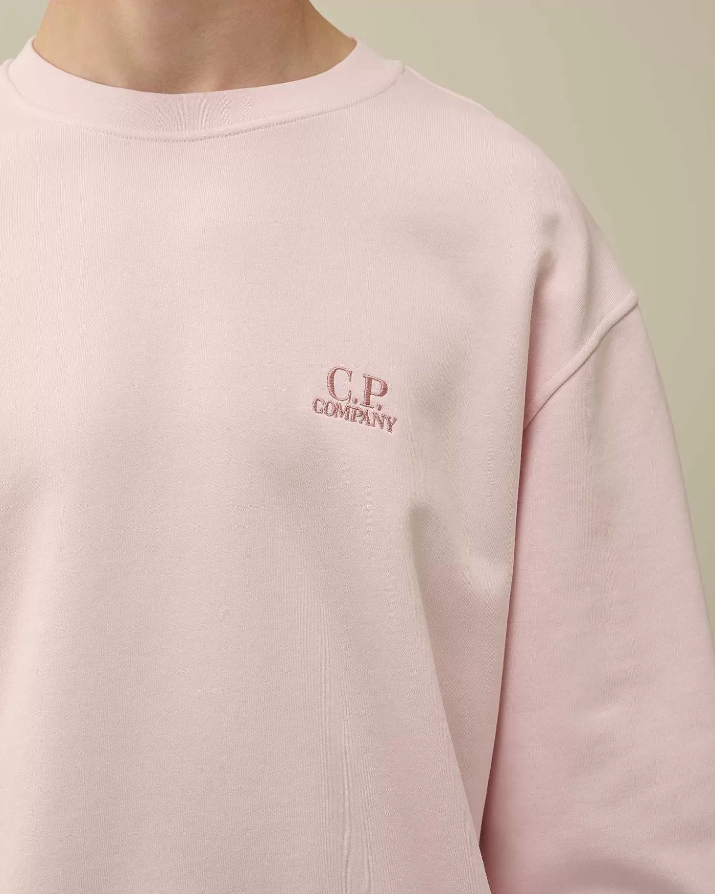 cotton_diagonal_fleece_logo_sweatshirt_4.webp Homme C.P. Company Sweat-Shirts^Cotton Diagonal Fleece Logo Sweatshirt