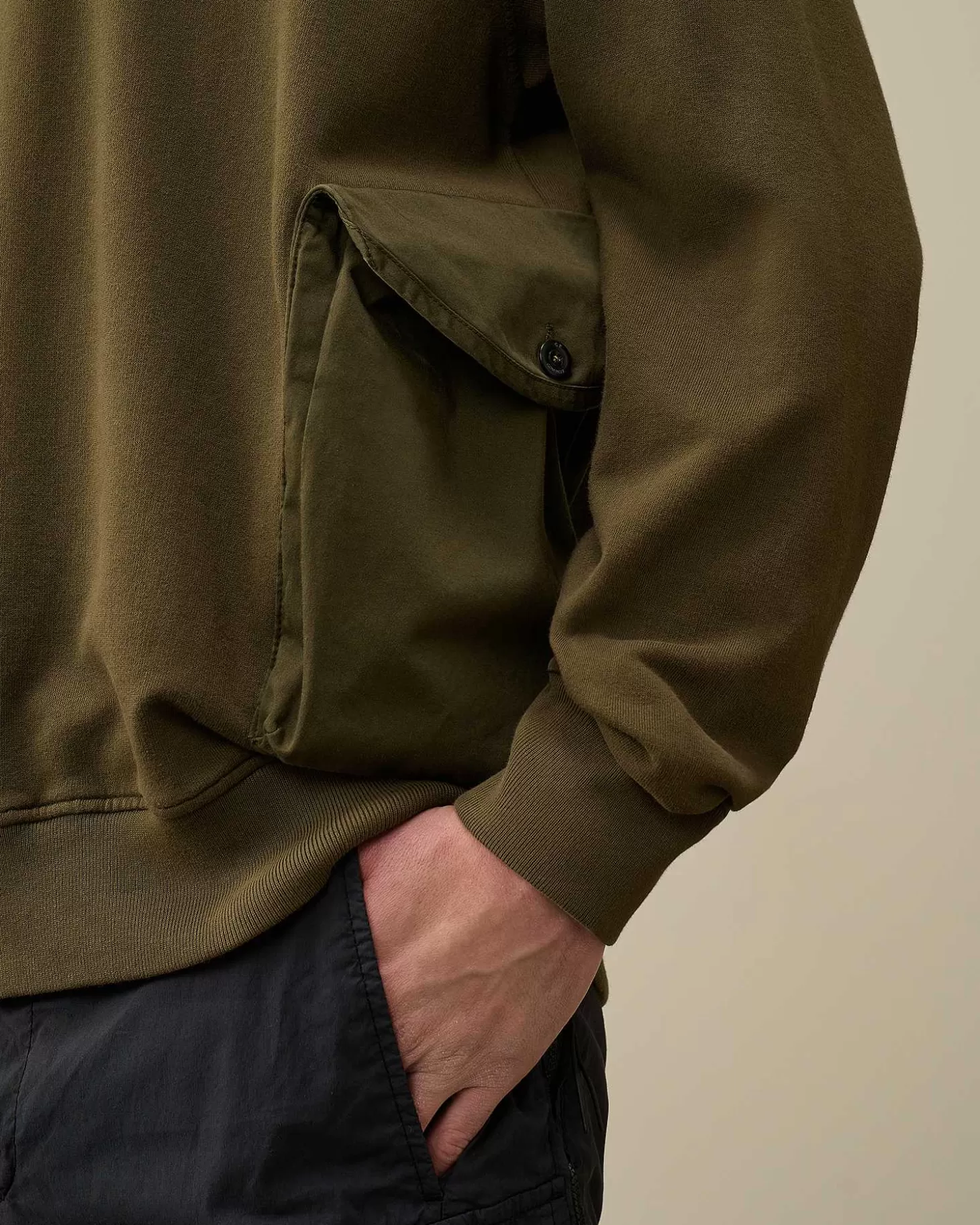 cotton_fleece_mixed_sweatshirt_5-3.webp Homme C.P. Company Sweat-Shirts^Cotton Fleece Mixed Sweatshirt