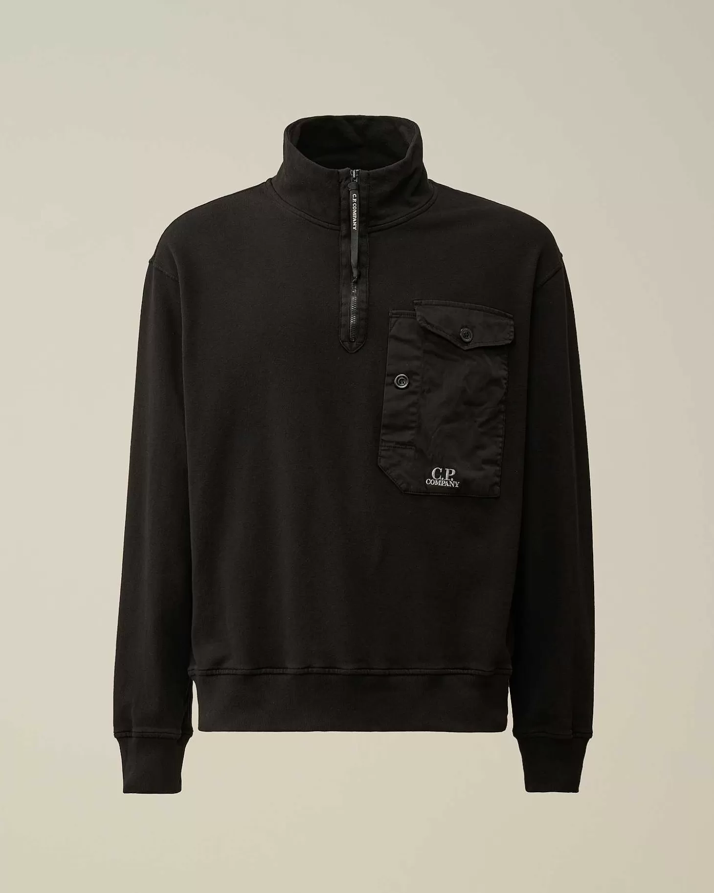 cotton_fleece_mixed_zipped_sweatshirt_1-1.webp Homme C.P. Company Sweat-Shirts^Cotton Fleece Mixed Zipped Sweatshirt