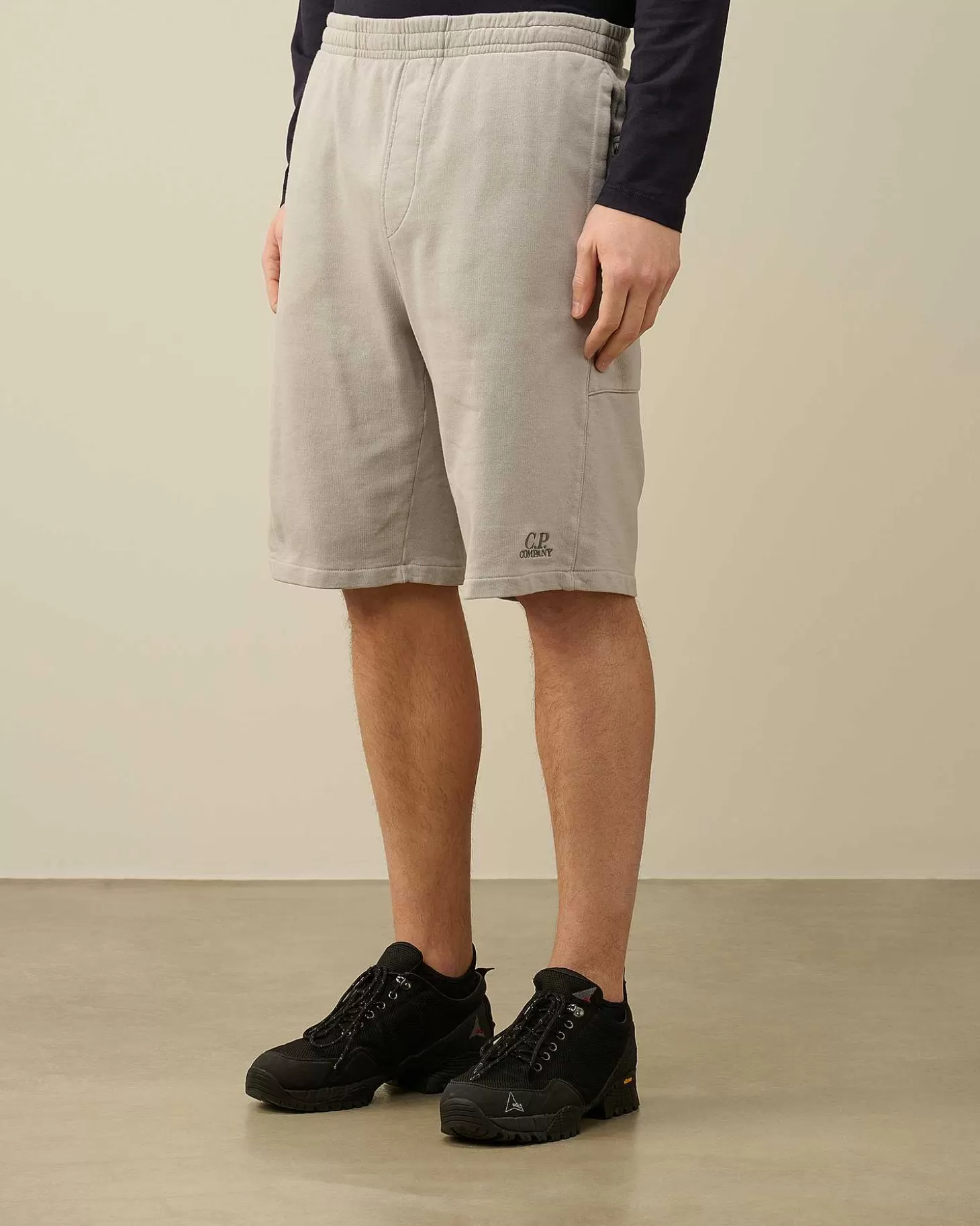 cotton_fleece_shorts_2-3.webp Homme C.P. Company Survêtements Et Shorts^Cotton Fleece Shorts