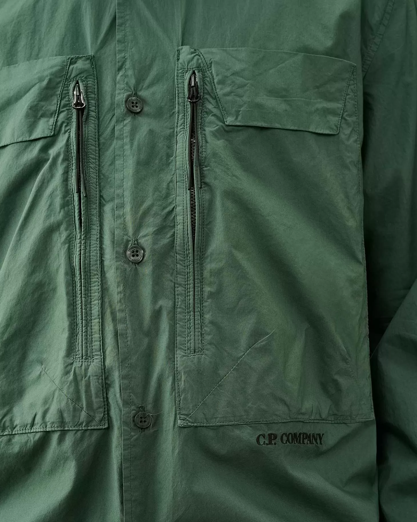 cotton_popeline_overshirt_4.webp Homme C.P. Company Surchemises^Cotton Popeline Overshirt