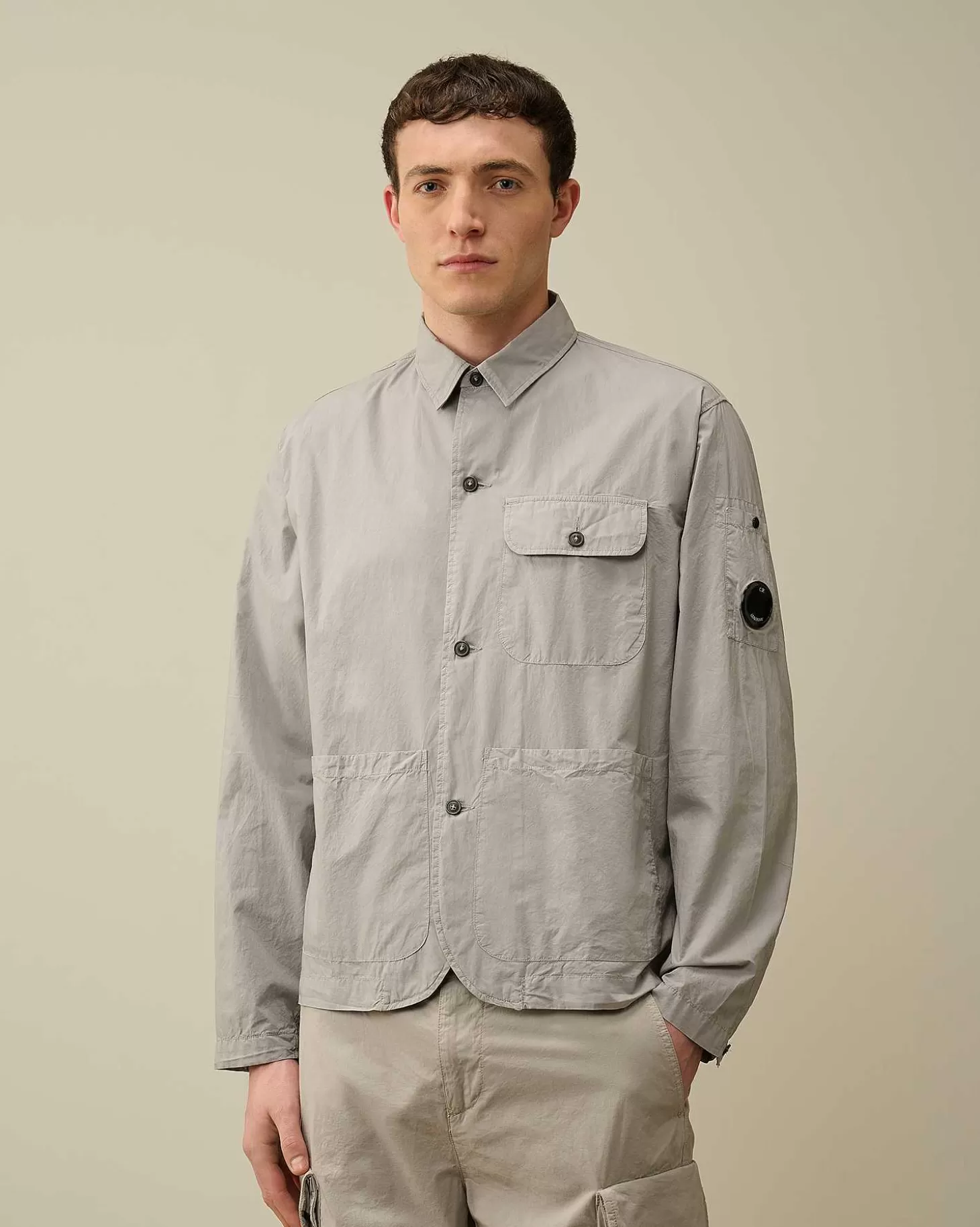 cotton_popeline_workwear_shirt_2.webp Homme C.P. Company Chemises^Cotton Popeline Workwear Shirt