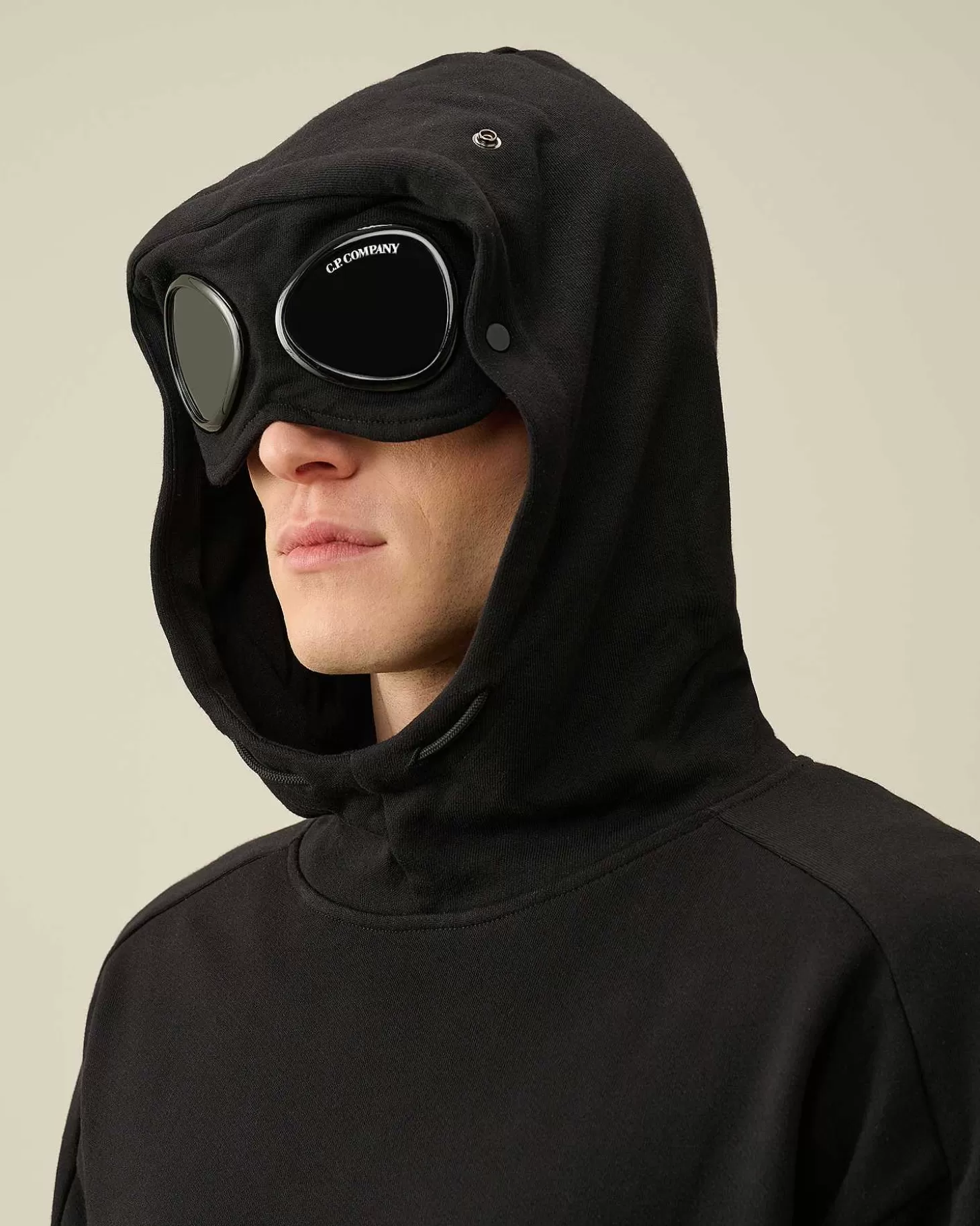diagonal_raised_fleece_goggle_hoodie_4-2.webp Homme C.P. Company Sweat-Shirts^Diagonal Raised Fleece Goggle Hoodie