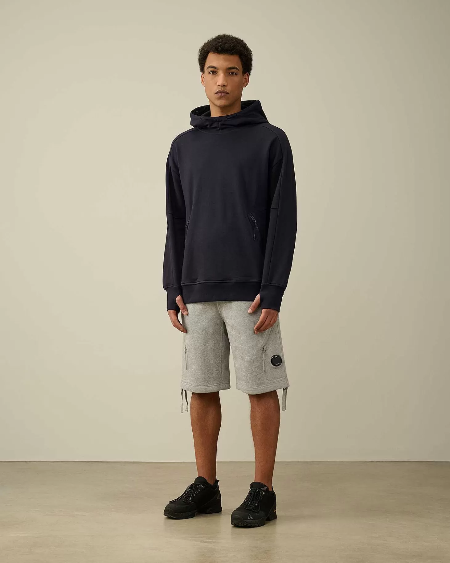 diagonal_raised_fleece_goggle_hoodie_6-4.webp Homme C.P. Company Sweat-Shirts^Diagonal Raised Fleece Goggle Hoodie