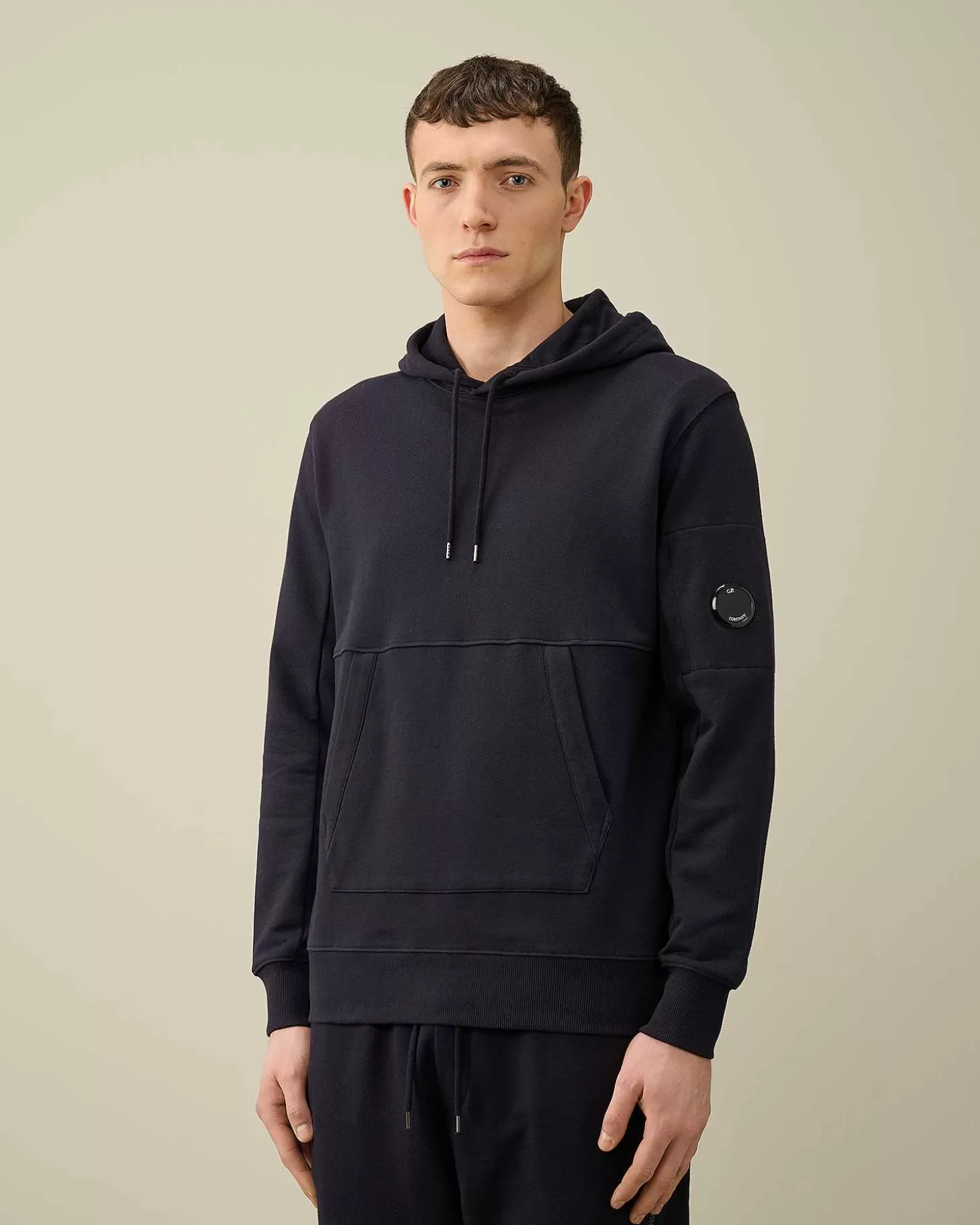 diagonal_raised_fleece_hoodie_2-5.webp Homme C.P. Company Sweat-Shirts^Diagonal Raised Fleece Hoodie