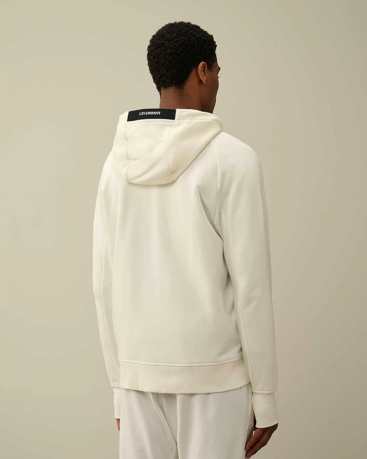 diagonal_raised_fleece_zipped_hoodie_3-5.webp Homme C.P. Company Sweat-Shirts^Diagonal Raised Fleece Zipped Hoodie