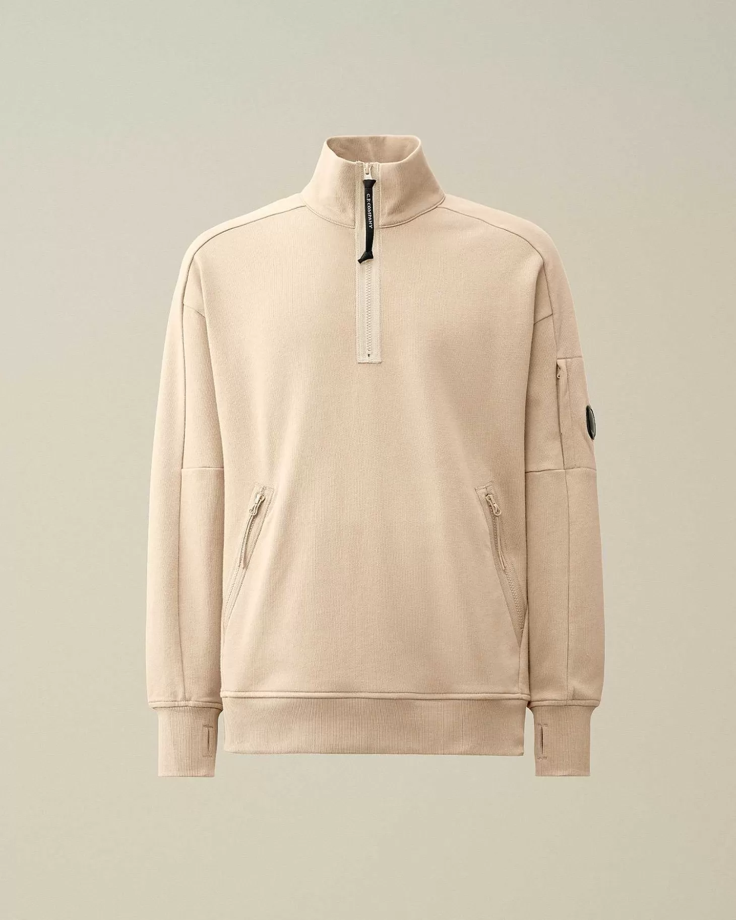 diagonal_raised_fleece_zipped_sweatshirt_1-8.webp Homme C.P. Company Sweat-Shirts^Diagonal Raised Fleece Zipped Sweatshirt