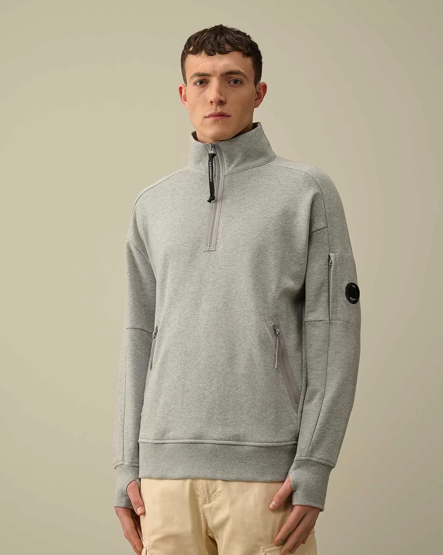 diagonal_raised_fleece_zipped_sweatshirt_2-3.webp Homme C.P. Company Sweat-Shirts^Diagonal Raised Fleece Zipped Sweatshirt