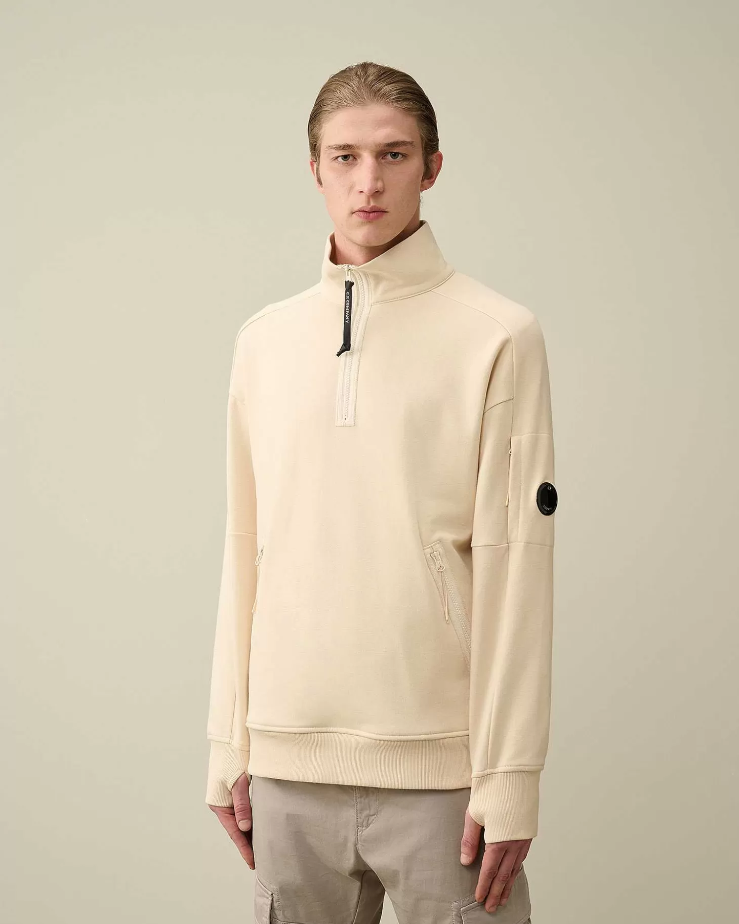 diagonal_raised_fleece_zipped_sweatshirt_2-8.webp Homme C.P. Company Sweat-Shirts^Diagonal Raised Fleece Zipped Sweatshirt