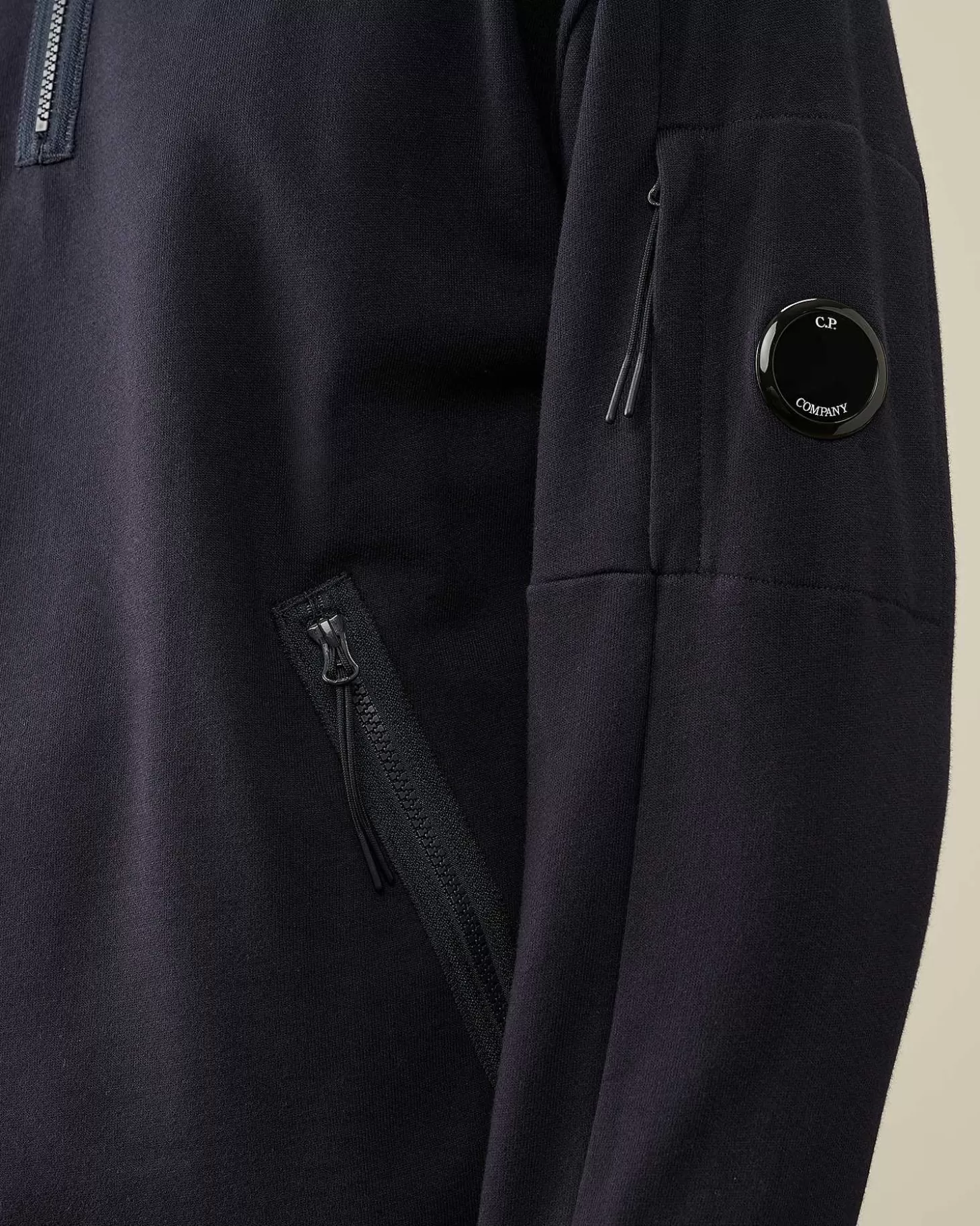 diagonal_raised_fleece_zipped_sweatshirt_3-10.webp Homme C.P. Company Sweat-Shirts^Diagonal Raised Fleece Zipped Sweatshirt