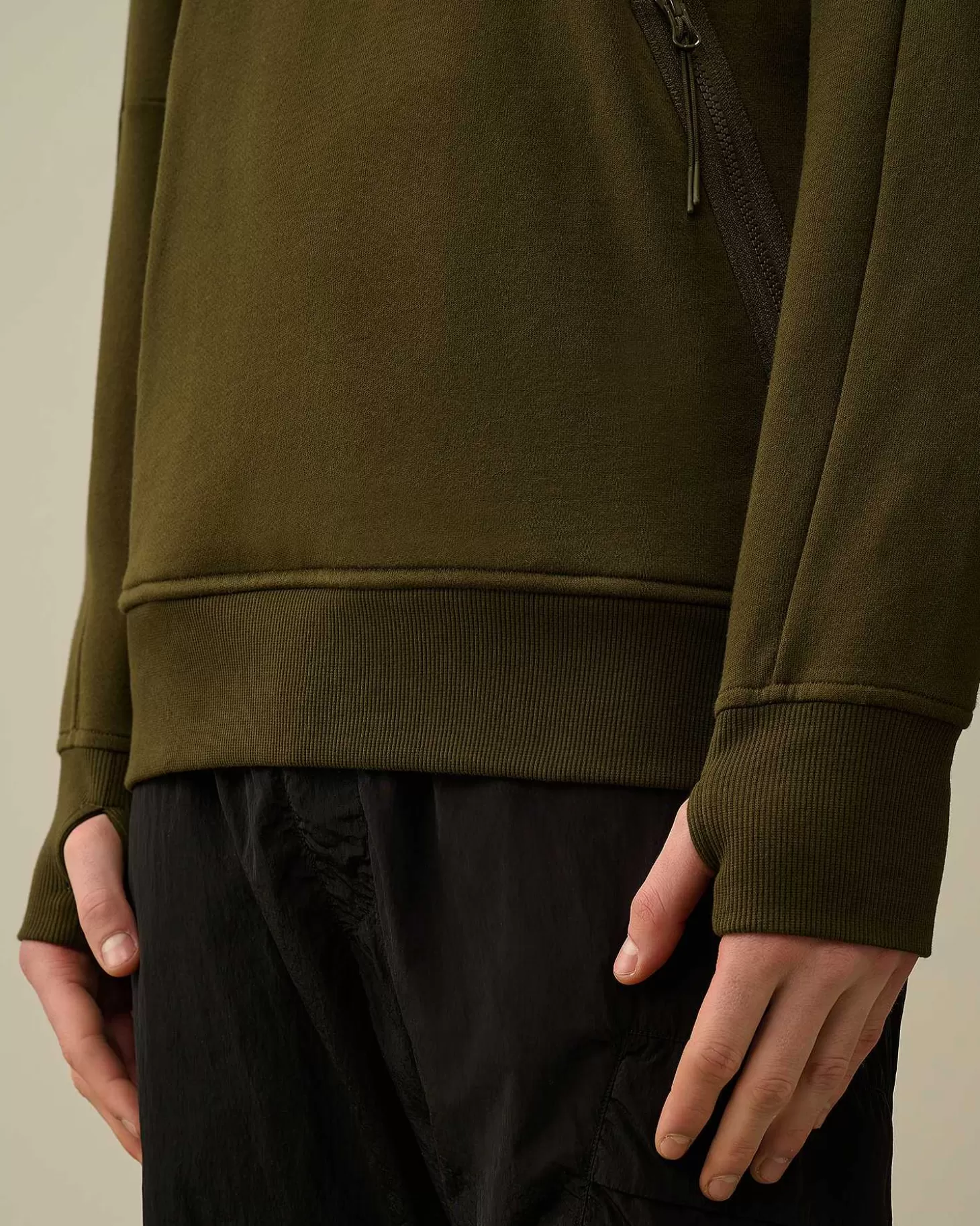 diagonal_raised_fleece_zipped_sweatshirt_4-2.webp Homme C.P. Company Sweat-Shirts^Diagonal Raised Fleece Zipped Sweatshirt