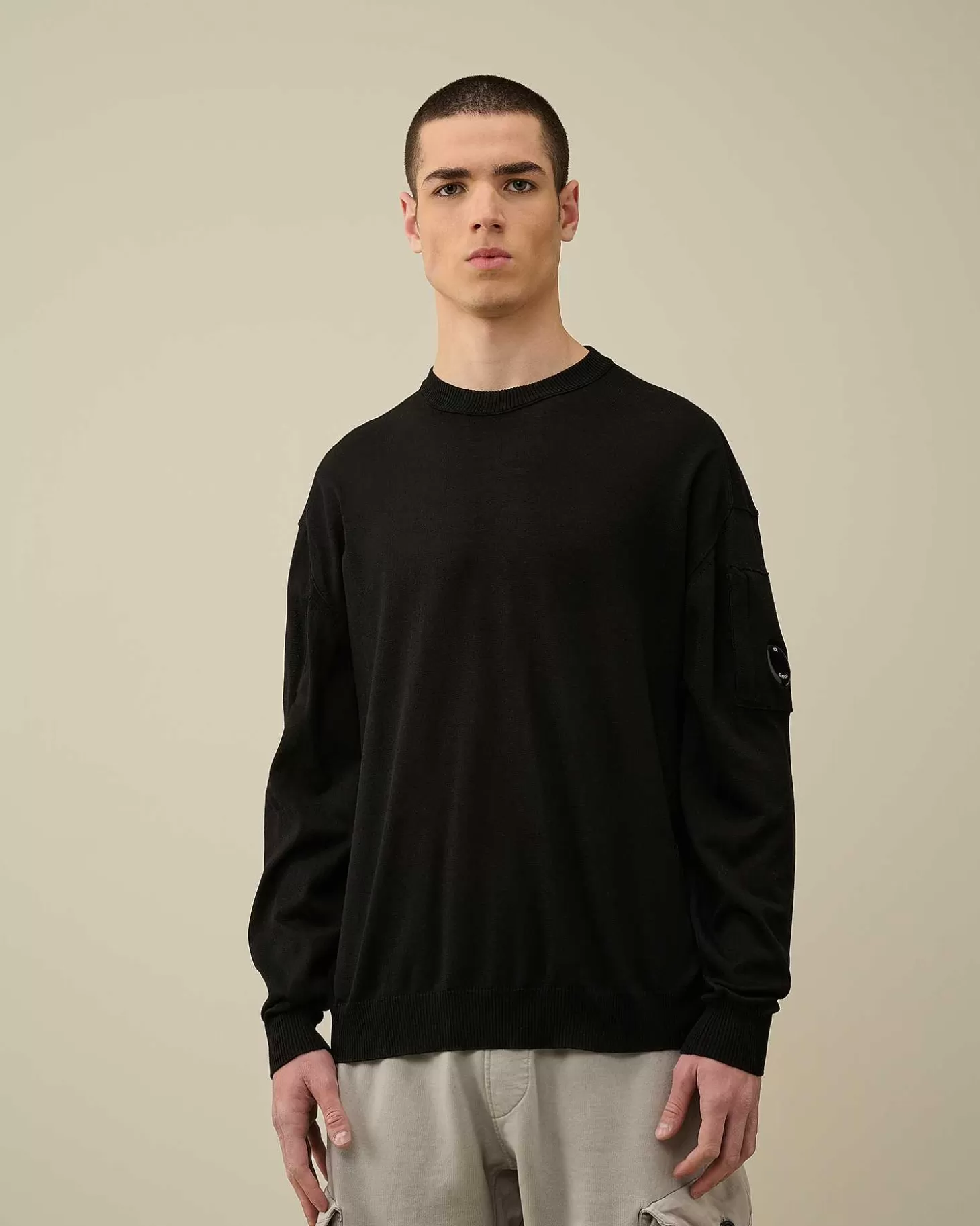 filo_di_scozia_lens_knit_2-1.webp Homme C.P. Company Pulls^Filo Di Scozia Lens Knit