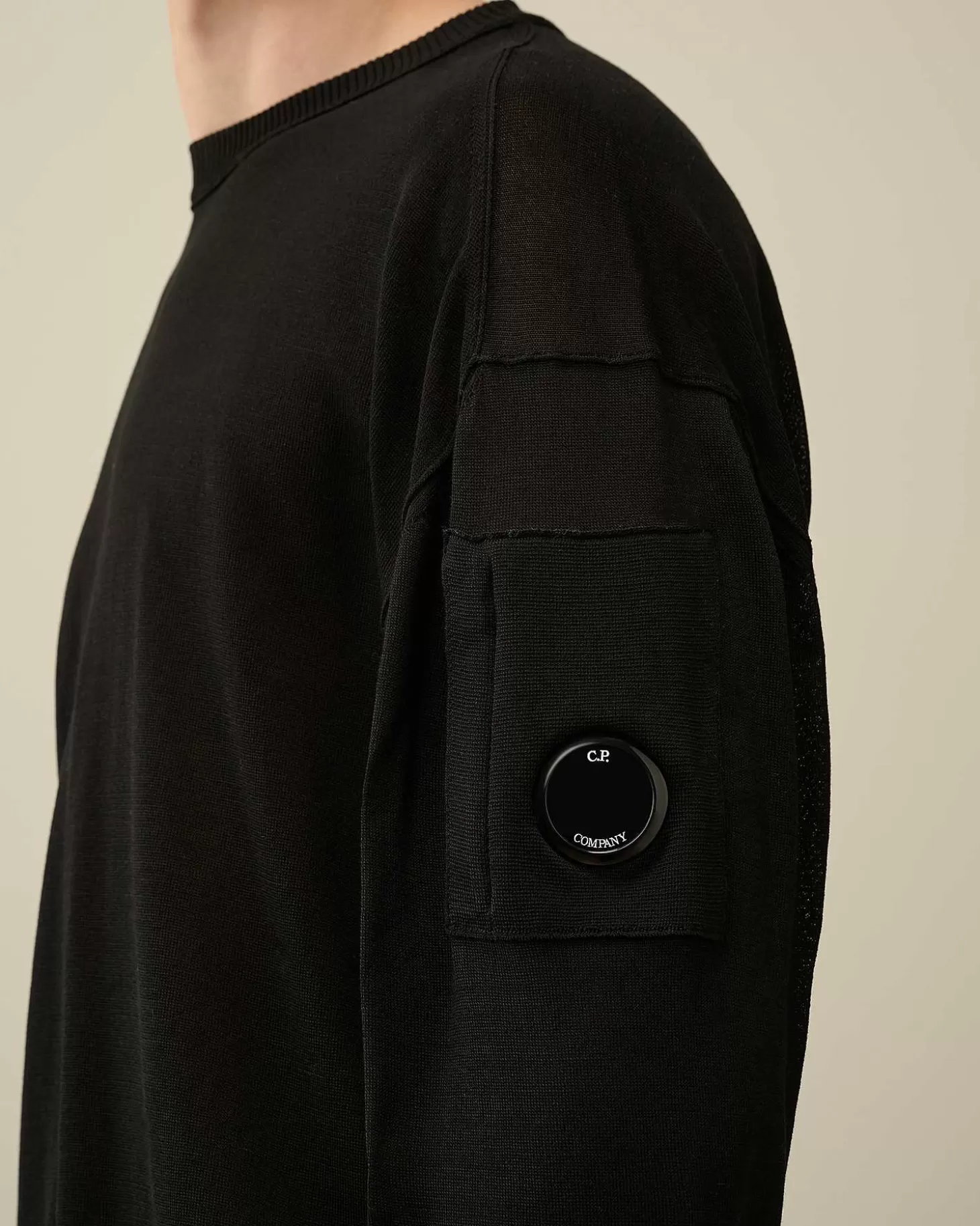 filo_di_scozia_lens_knit_4-1.webp Homme C.P. Company Pulls^Filo Di Scozia Lens Knit