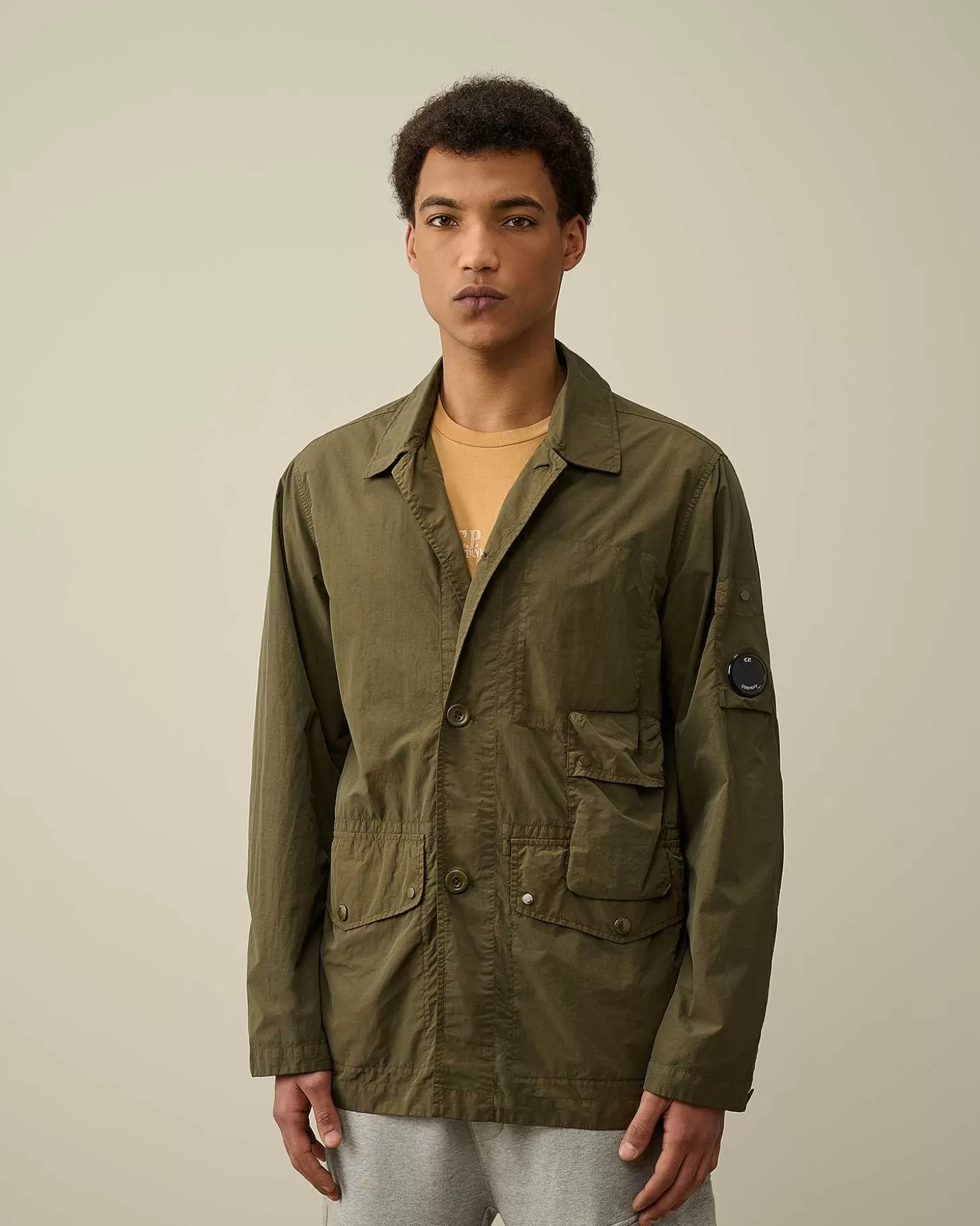 flatt_nylon_chore_jacket_2.webp Homme C.P. Company Vestes Et Manteaux^Flatt Nylon Chore Jacket