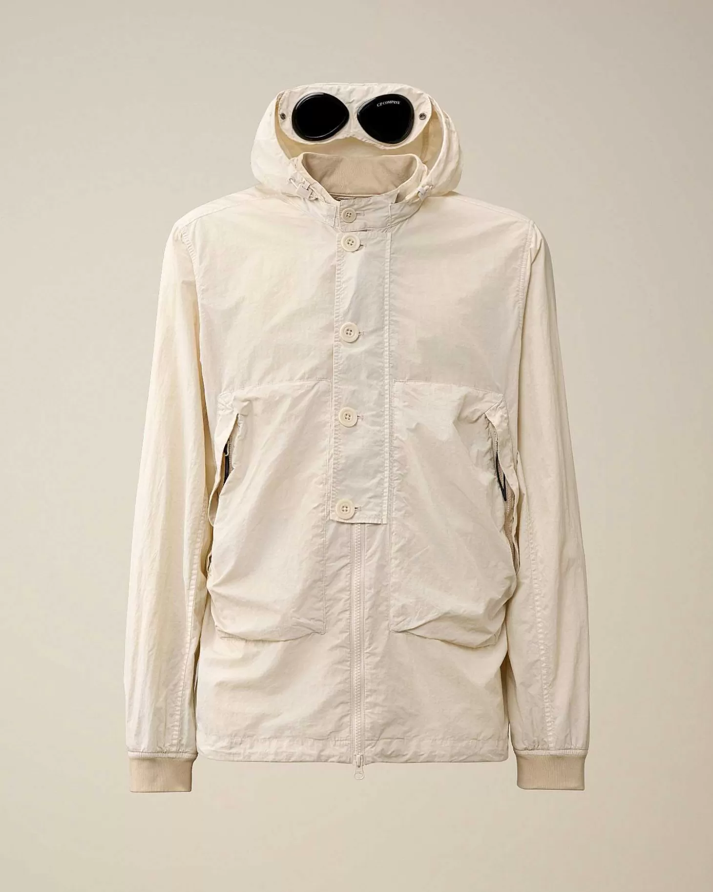 flatt_nylon_goggle_overshirt_1-2.webp Homme C.P. Company Surchemises^Flatt Nylon Goggle Overshirt