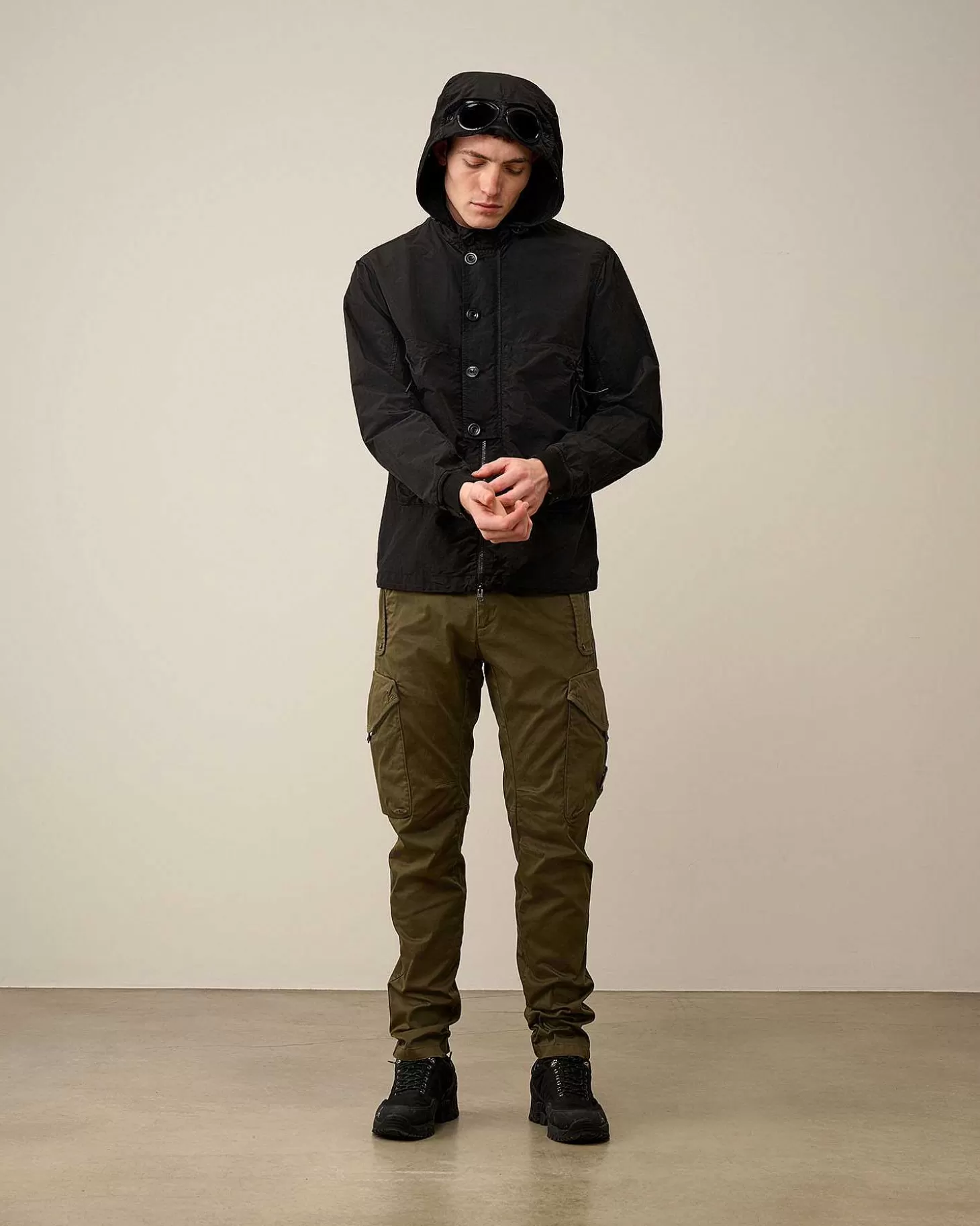 flatt_nylon_goggle_overshirt_7-3.webp Homme C.P. Company Surchemises^Flatt Nylon Goggle Overshirt