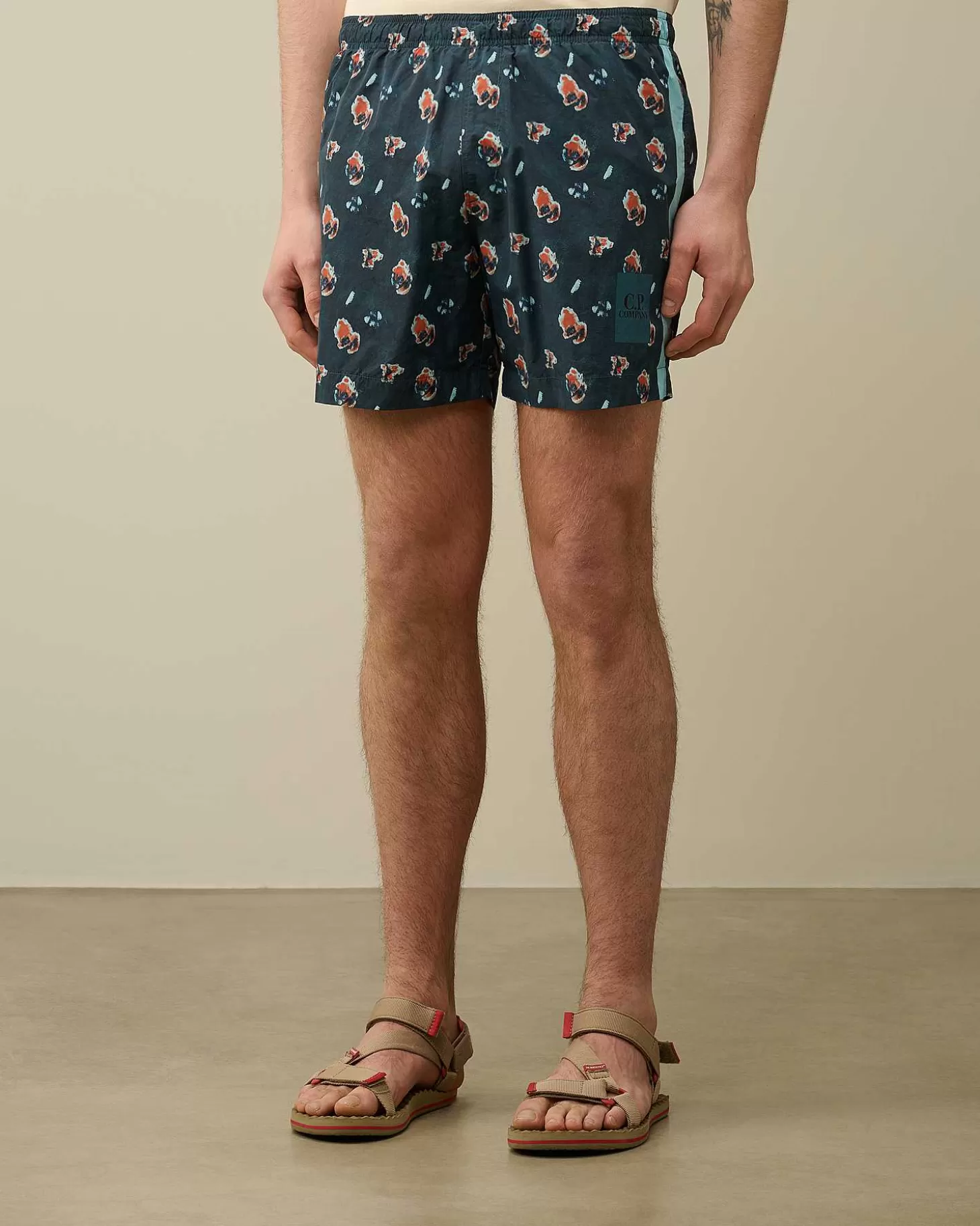 flatt_nylon_sponged_swim_shorts_2-1.webp Homme C.P. Company Vêtements De Plage^Flatt Nylon Sponged Swim Shorts
