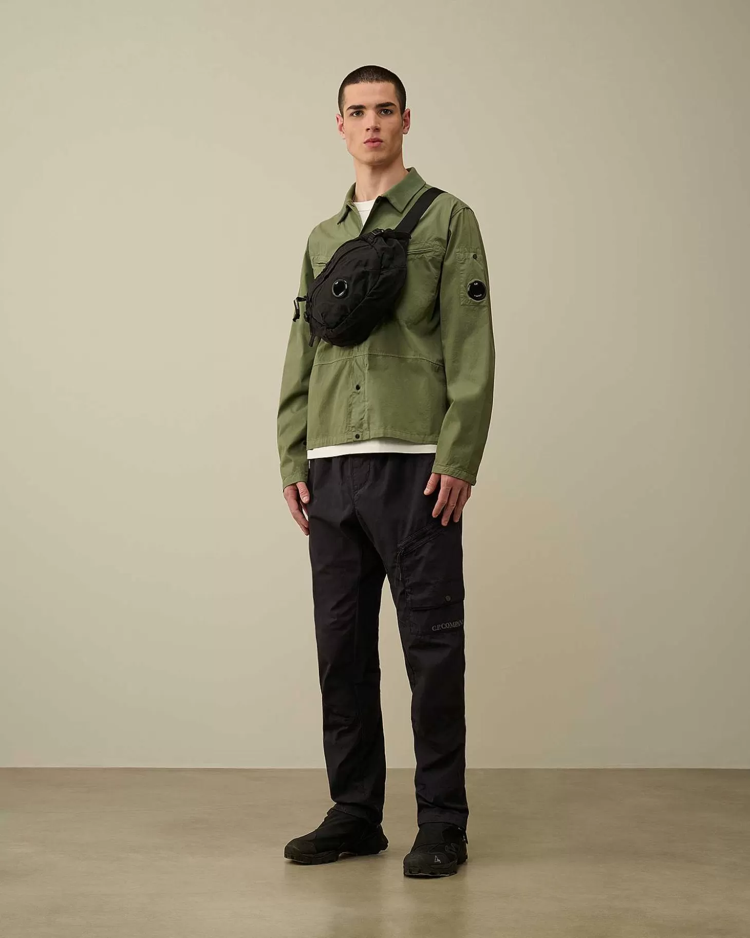 gabardine_buttoned_shirt_6.webp Homme C.P. Company Chemises^Gabardine Buttoned Shirt