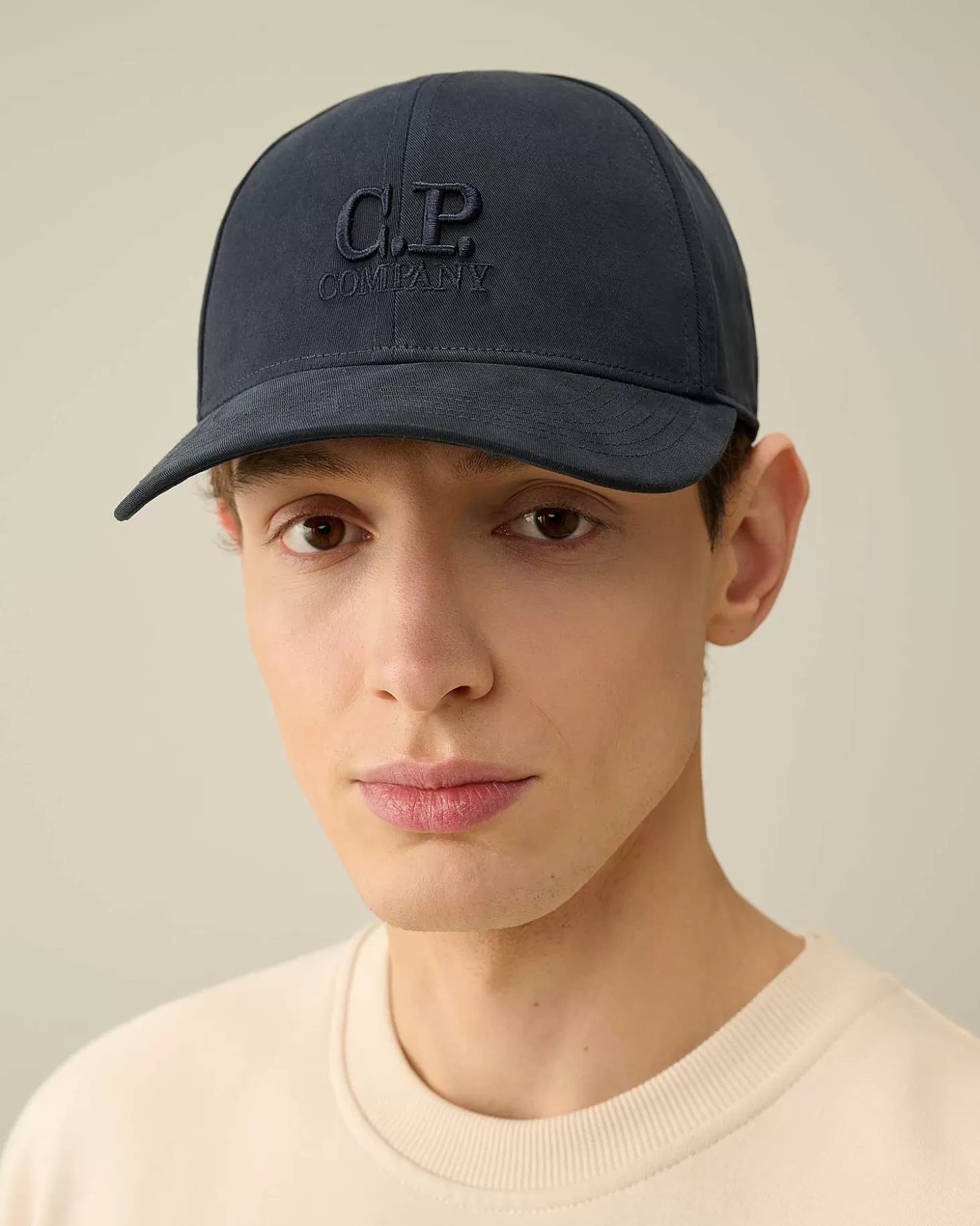 gabardine_logo_cap_2-2.webp Homme C.P. Company Chapeaux^Gabardine Logo Cap