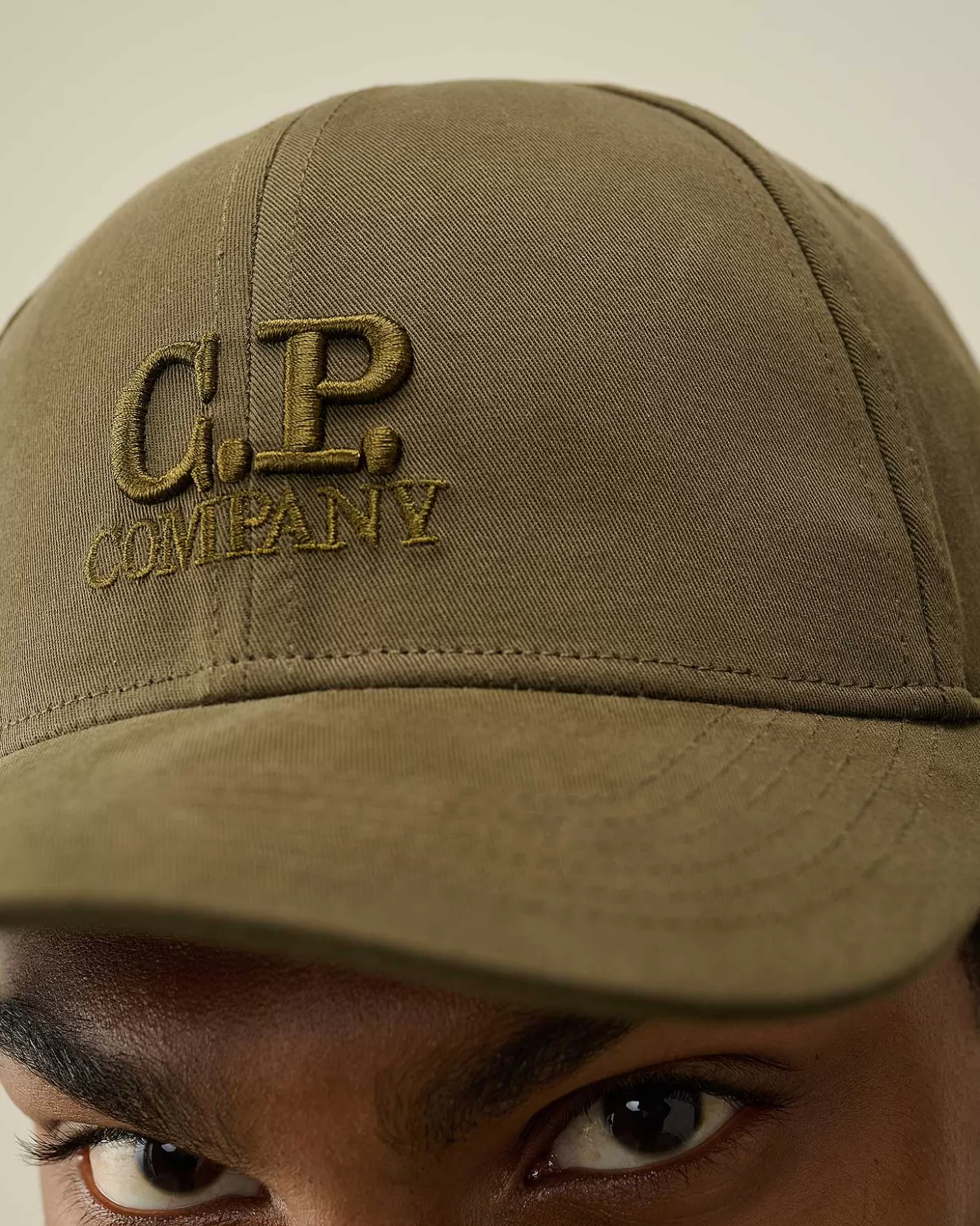 gabardine_logo_cap_4-4.webp Homme C.P. Company Chapeaux^Gabardine Logo Cap