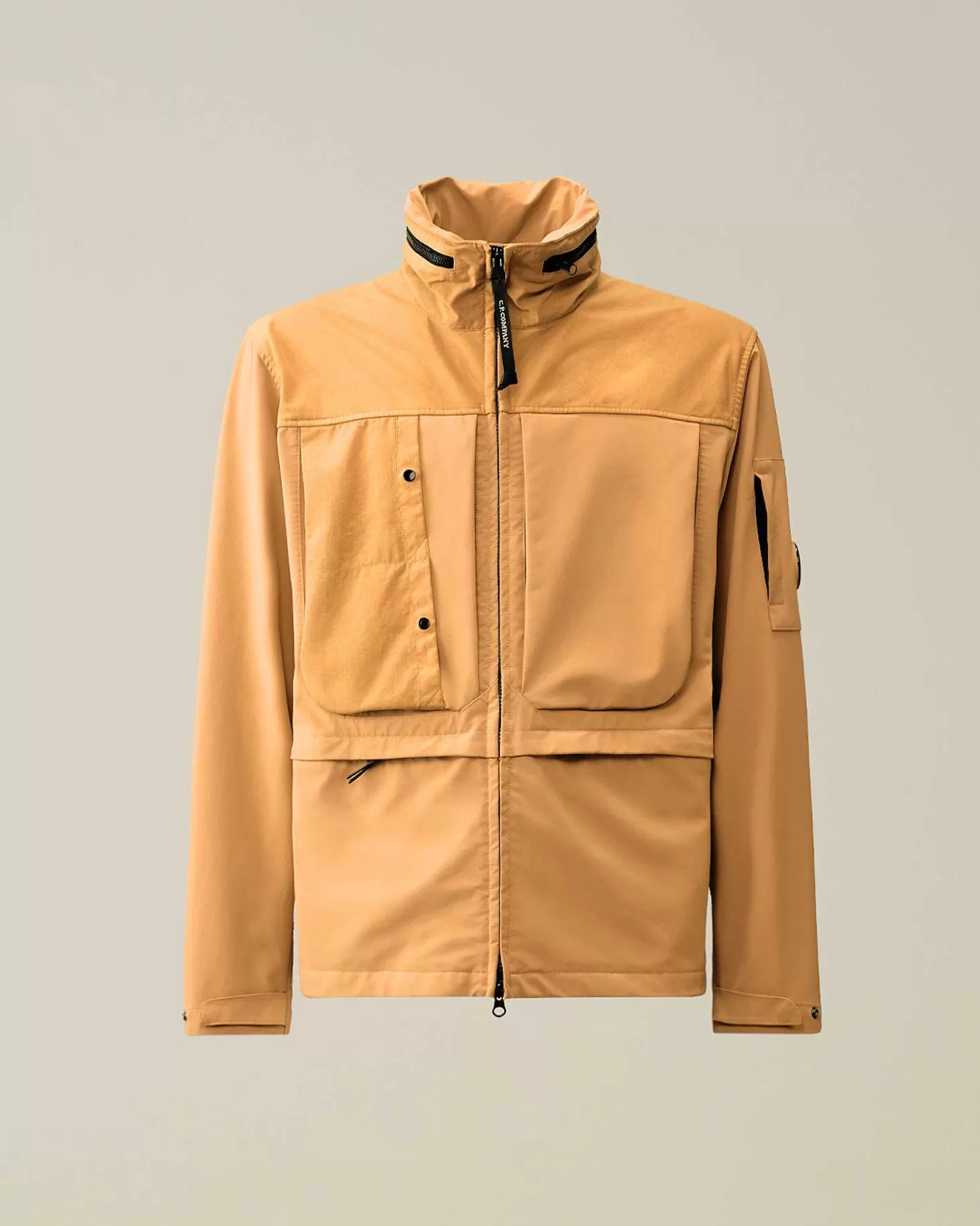 gd_shell_mixed_jacket_1.webp Homme C.P. Company Vestes Et Manteaux^G.D. Shell Mixed Jacket