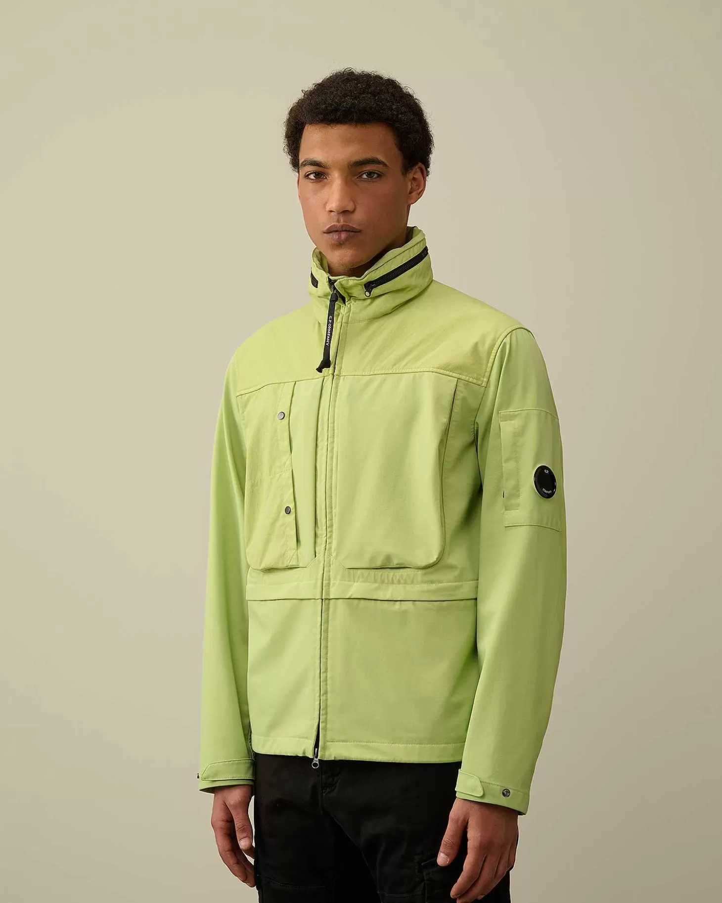 gd_shell_mixed_jacket_2-2.webp Homme C.P. Company Vestes Et Manteaux^G.D. Shell Mixed Jacket