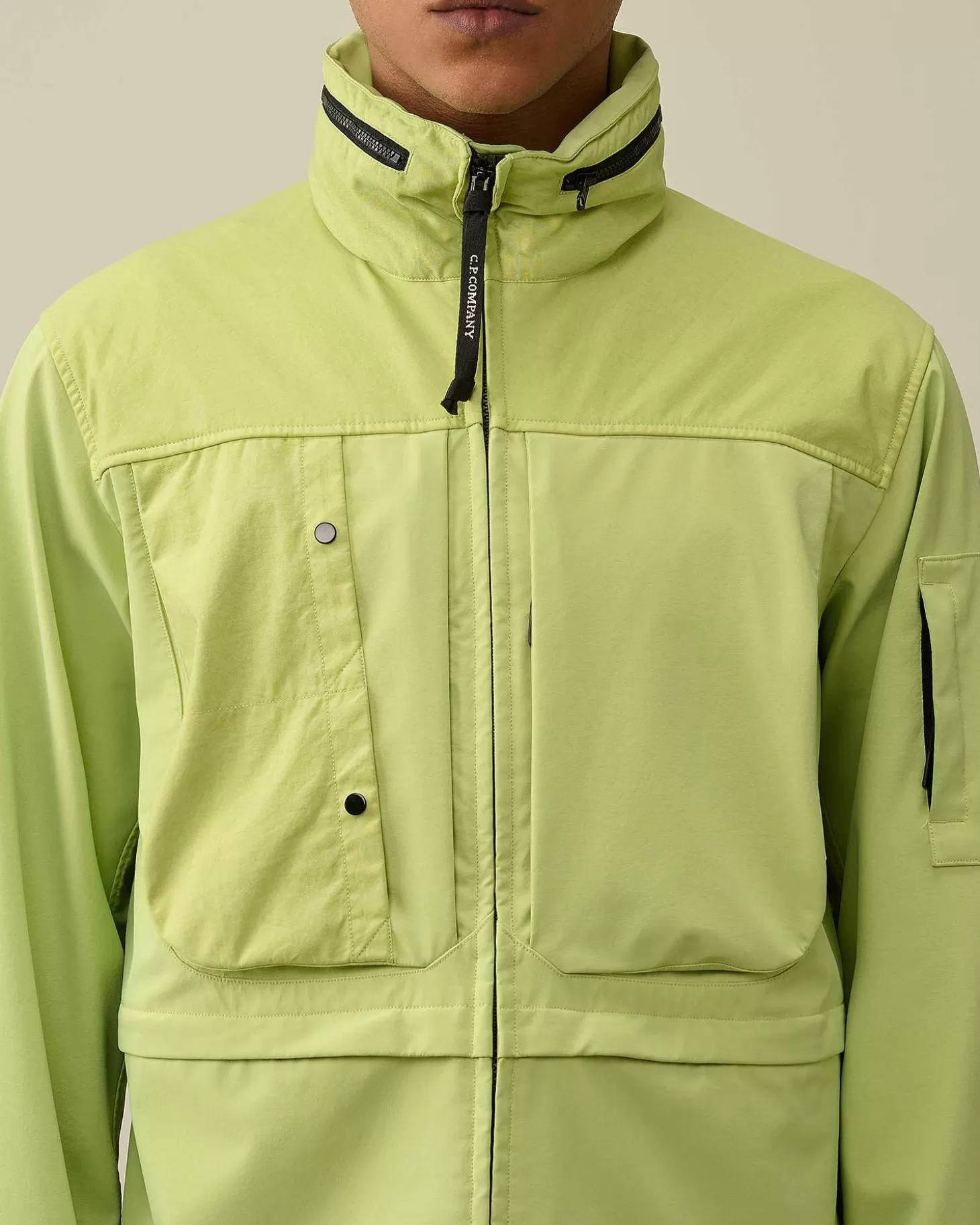 gd_shell_mixed_jacket_4-2.webp Homme C.P. Company Vestes Et Manteaux^G.D. Shell Mixed Jacket