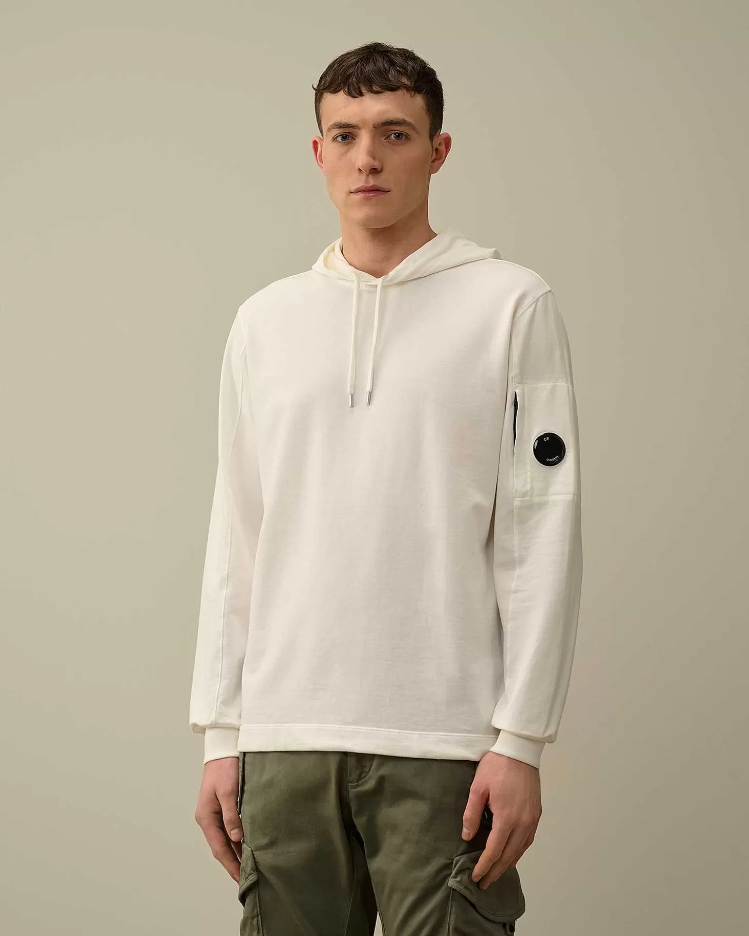 light_fleece_hoodie_2-1.webp Homme C.P. Company Sweat-Shirts^Light Fleece Hoodie