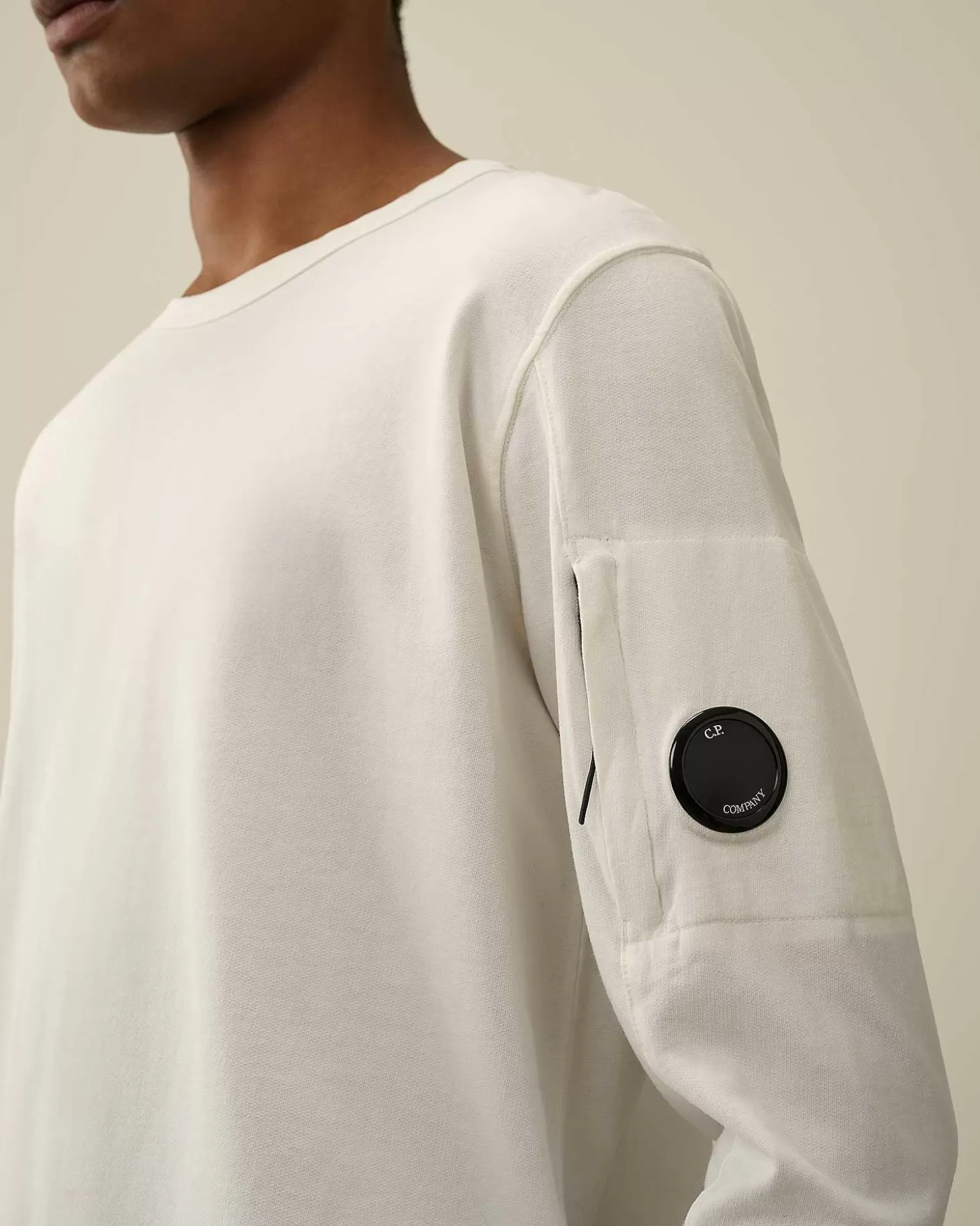 light_fleece_sweatshirt_3-5.webp Homme C.P. Company Sweat-Shirts^Light Fleece Sweatshirt