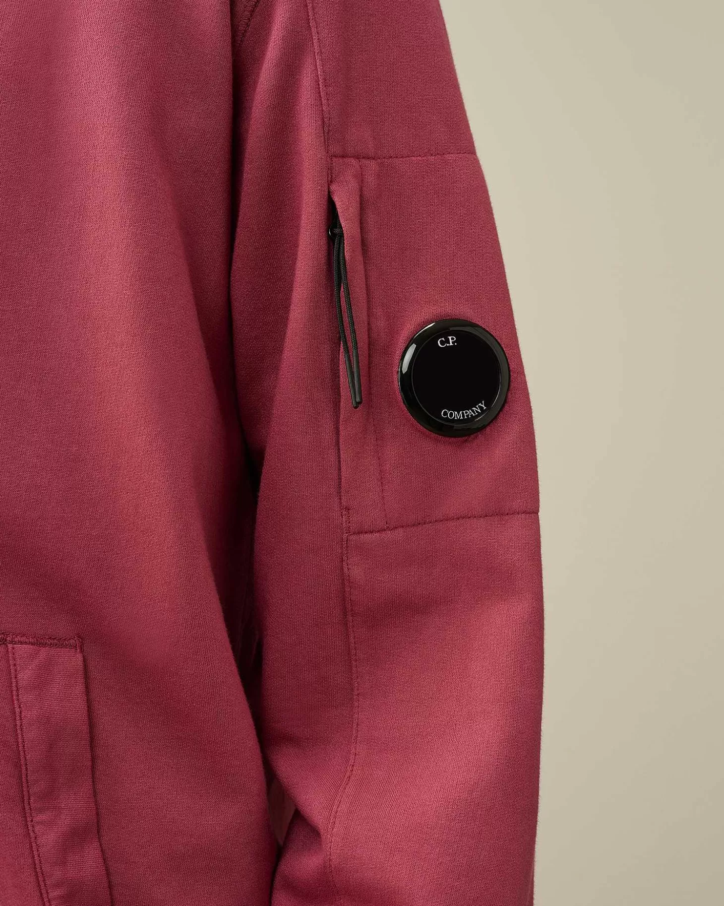 light_fleece_zipped_hoodie_4-1.webp Homme C.P. Company Sweat-Shirts^Light Fleece Zipped Hoodie